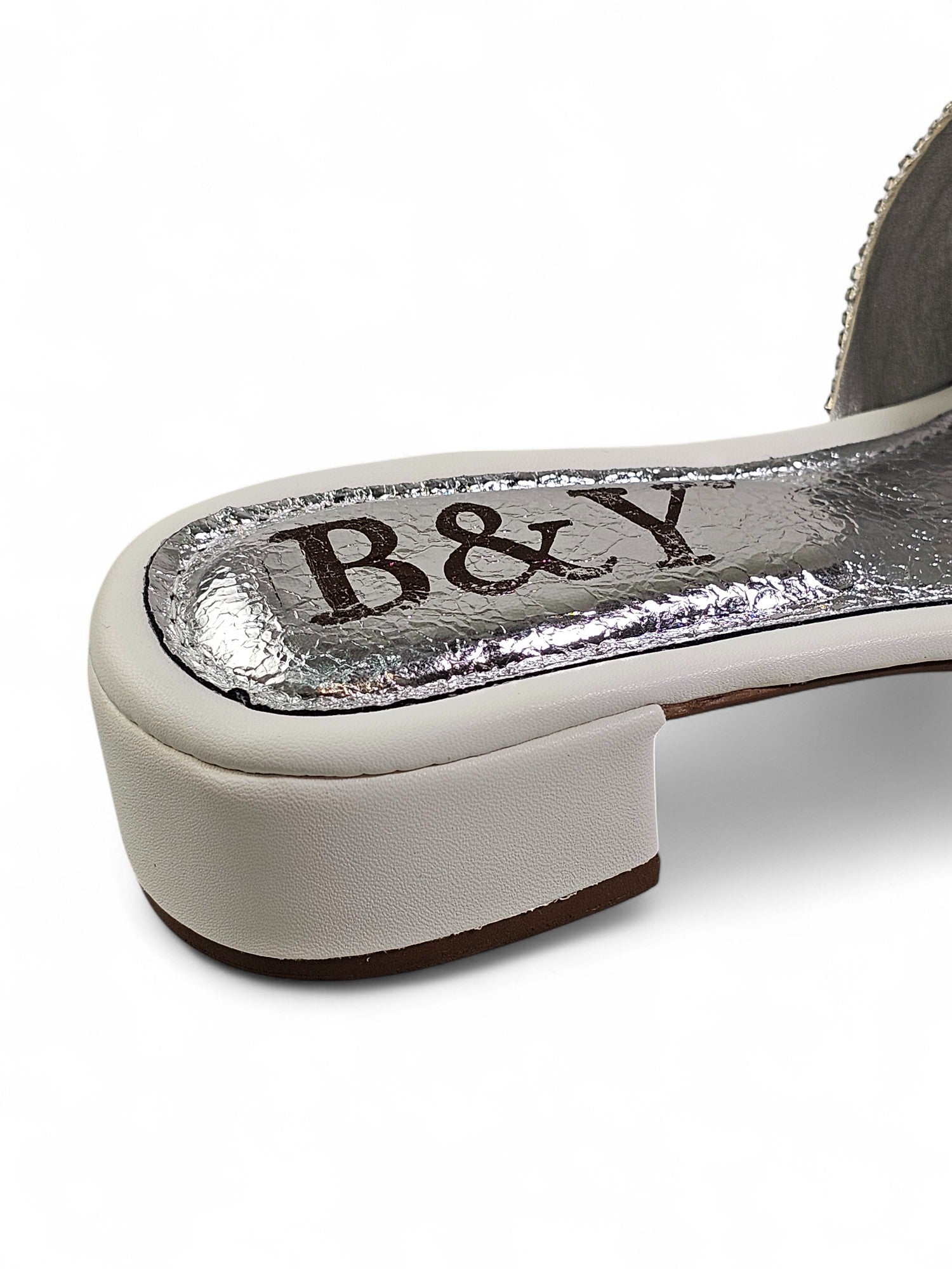 Tamanco 9692 Branco Salto Bloco