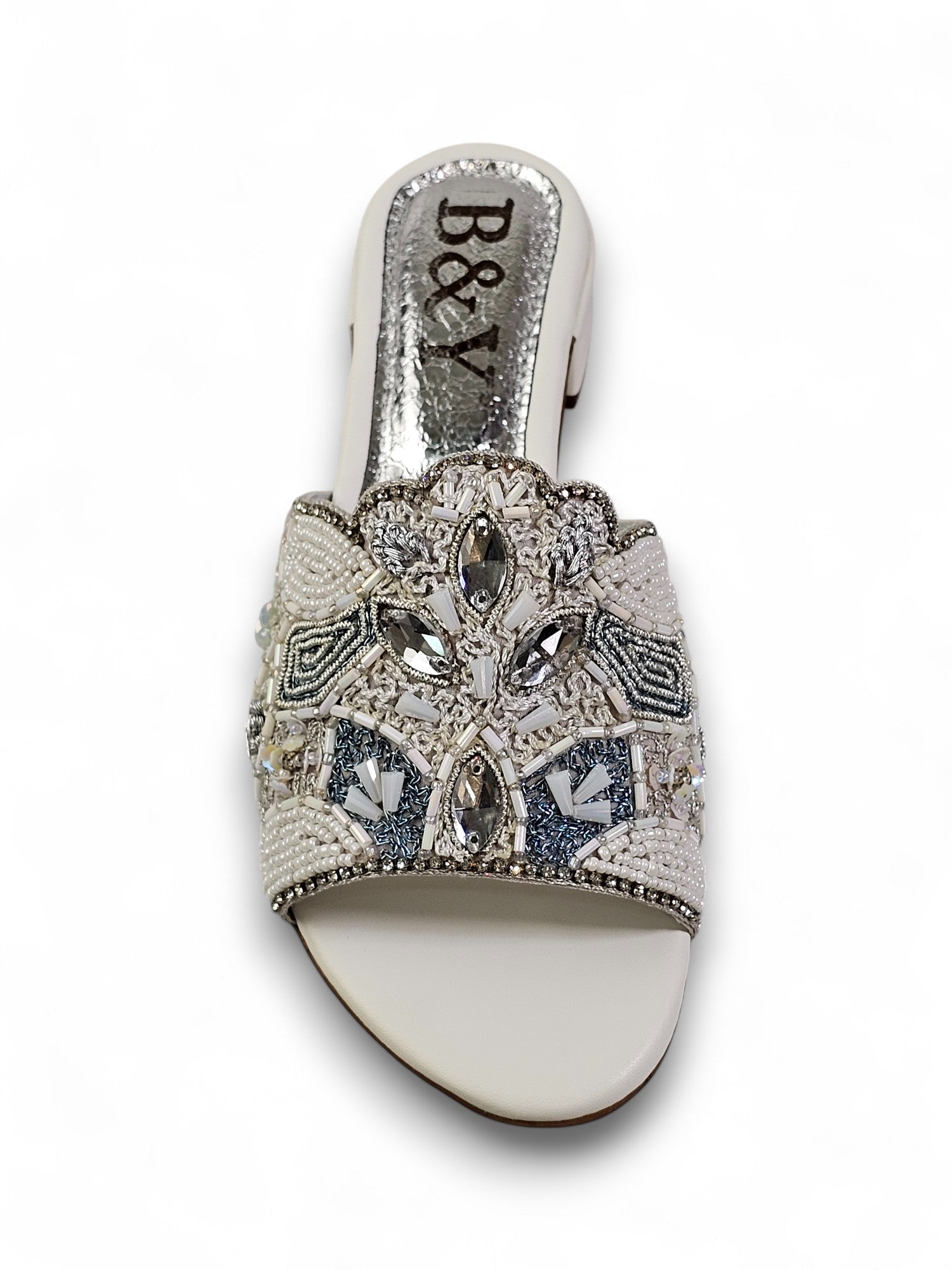 Tamanco 9692 Branco Salto Bloco