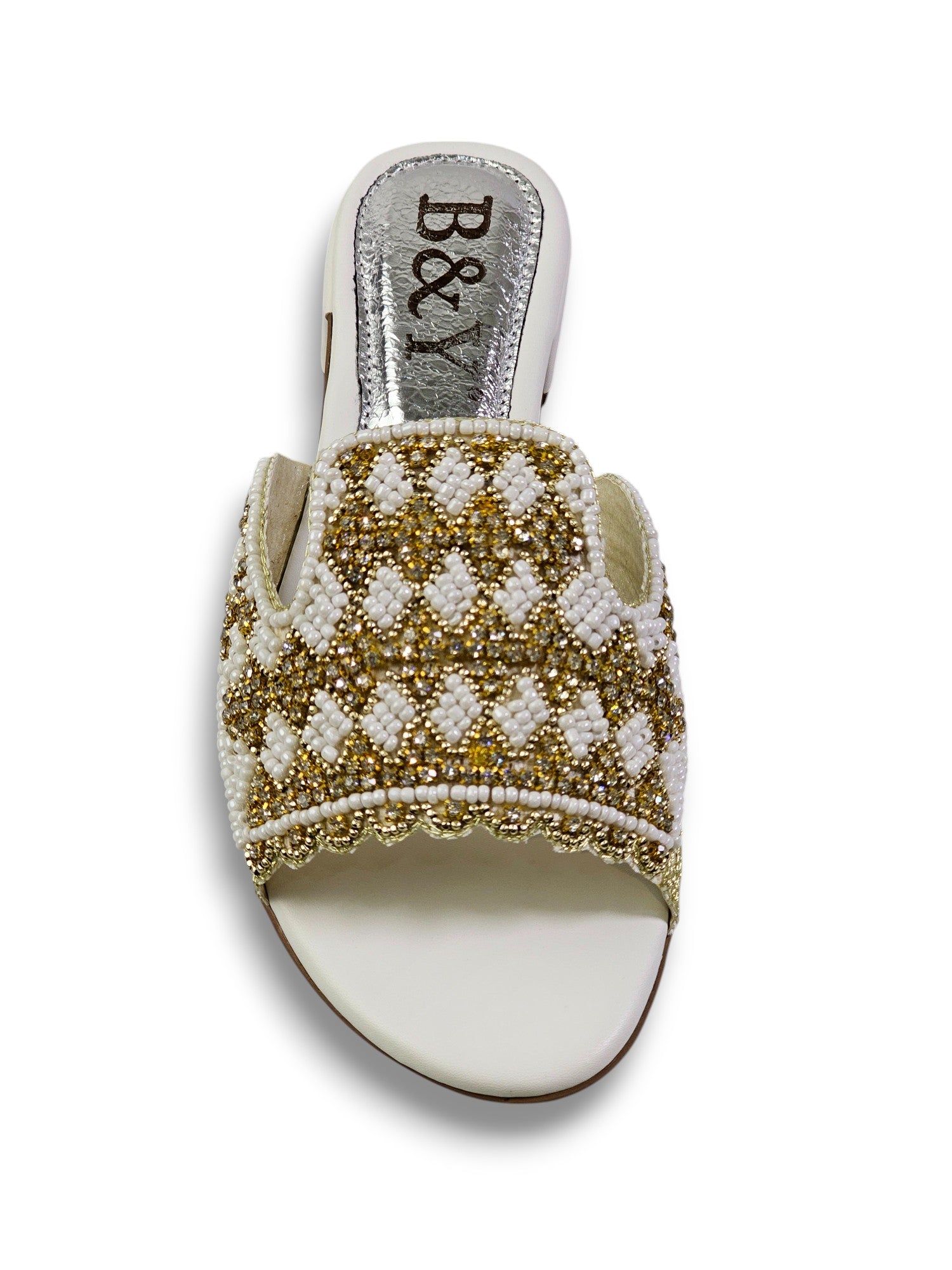 Tamanco 9134 Branco Salto Bloco