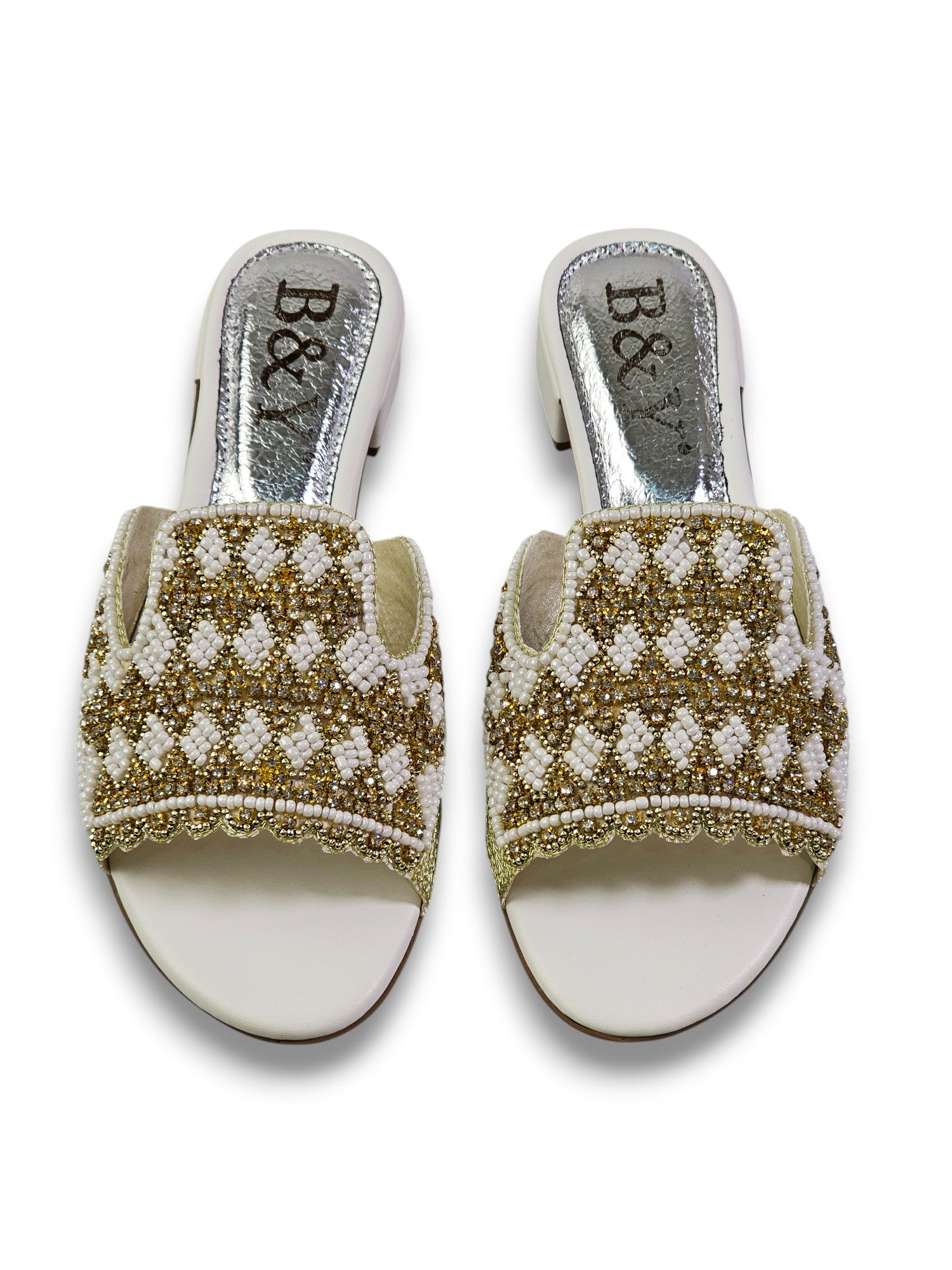 Tamanco 9134 Branco Salto Bloco