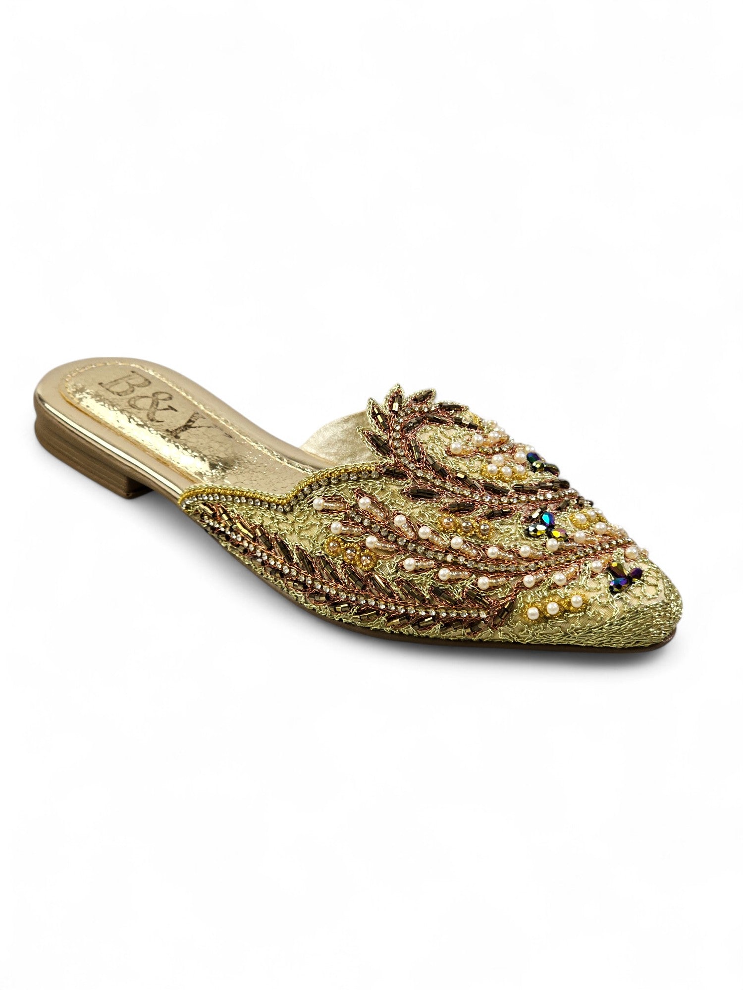 Mule 9437 Dourada Sem Salto