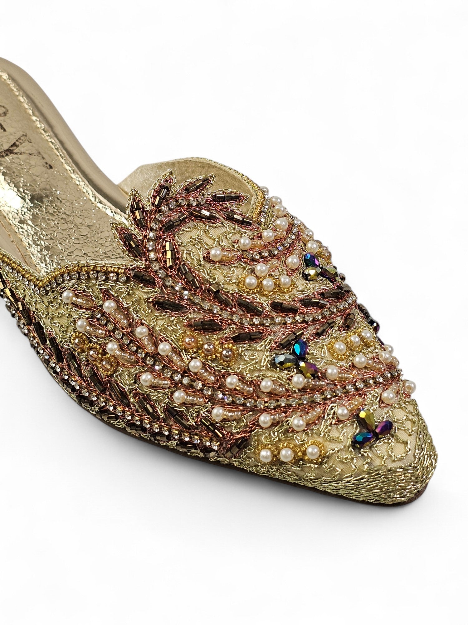 Mule 9437 Dourada Sem Salto