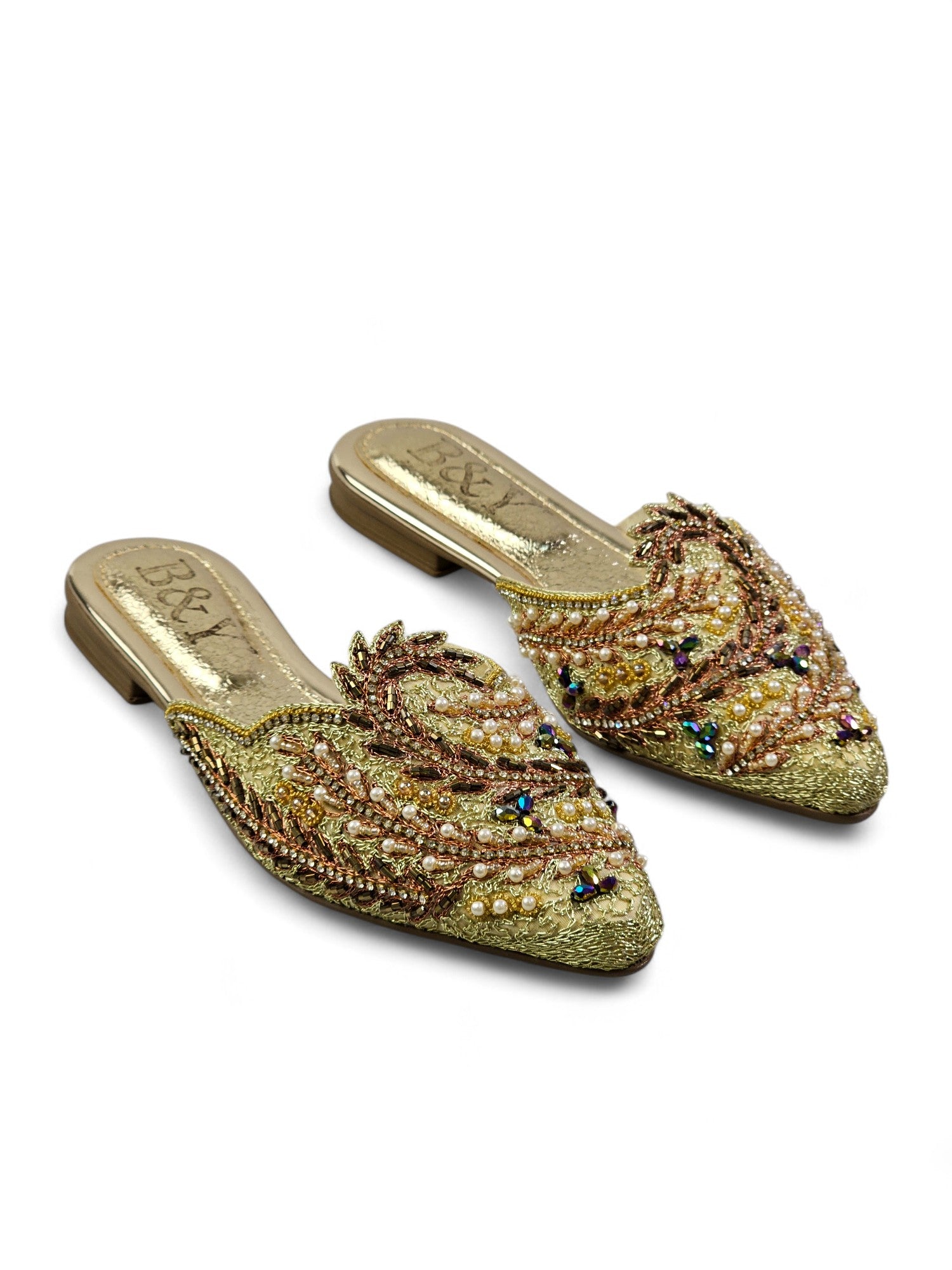 Mule 9437 Dourada Sem Salto