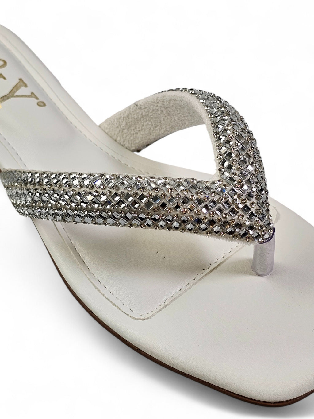 Chinelo 1222 Branco Salto Baixo
