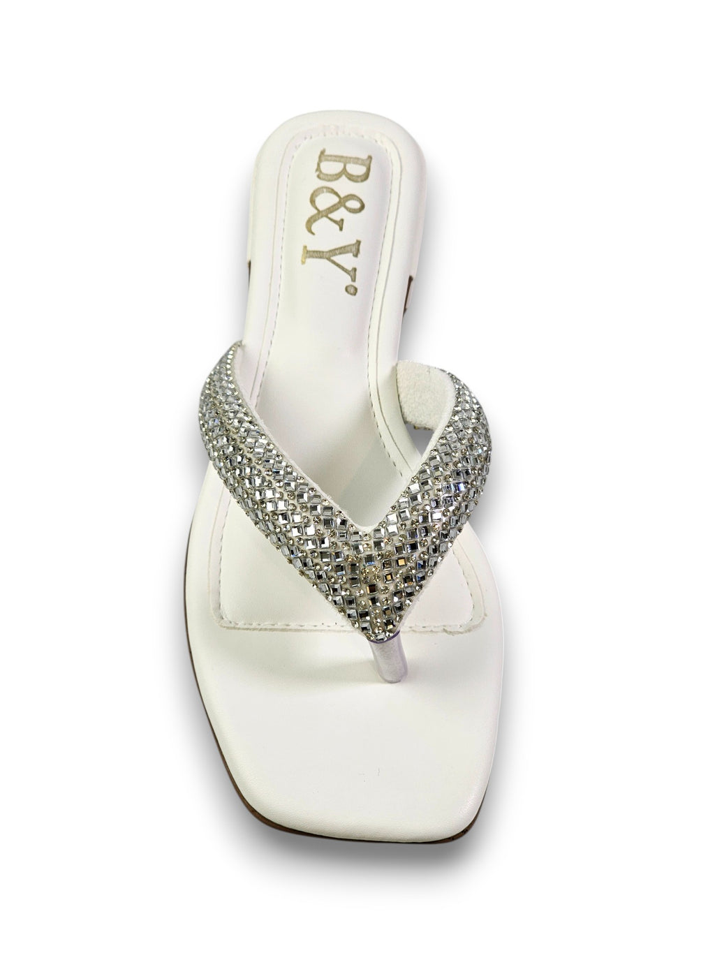 Chinelo 1222 Branco Salto Baixo