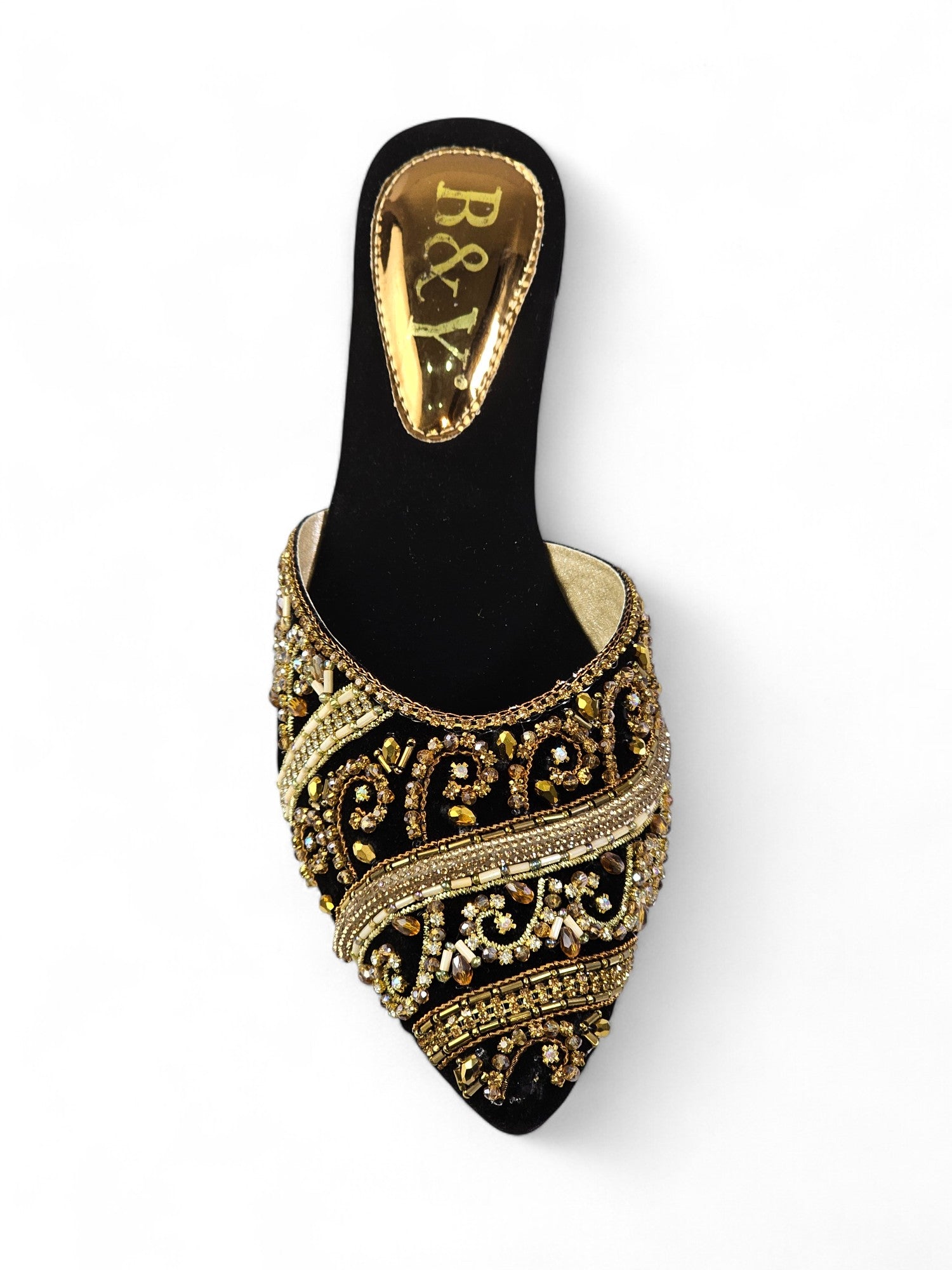 Mule 9532 Preto Salto Médio