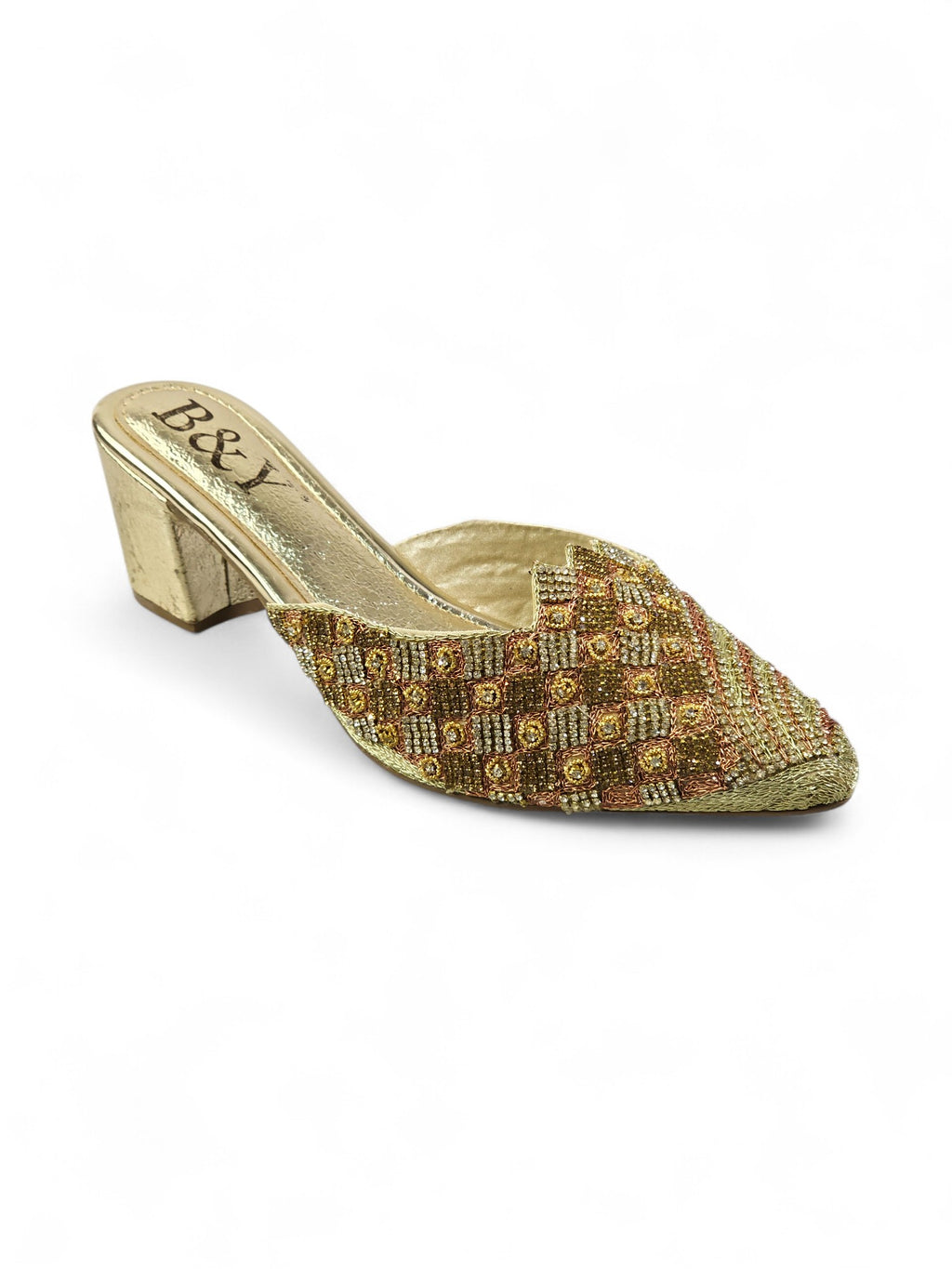 Mule 9375 Dourado Salto Médio