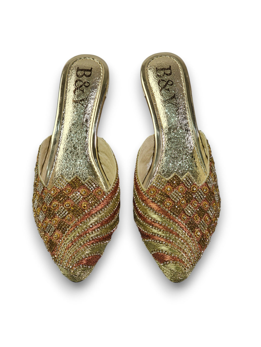 Mule 9375 Dourado Salto Médio