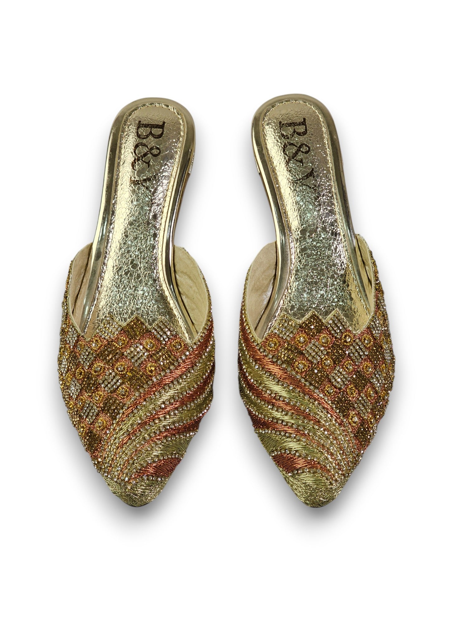 Mule 9375 Dourado Salto Médio