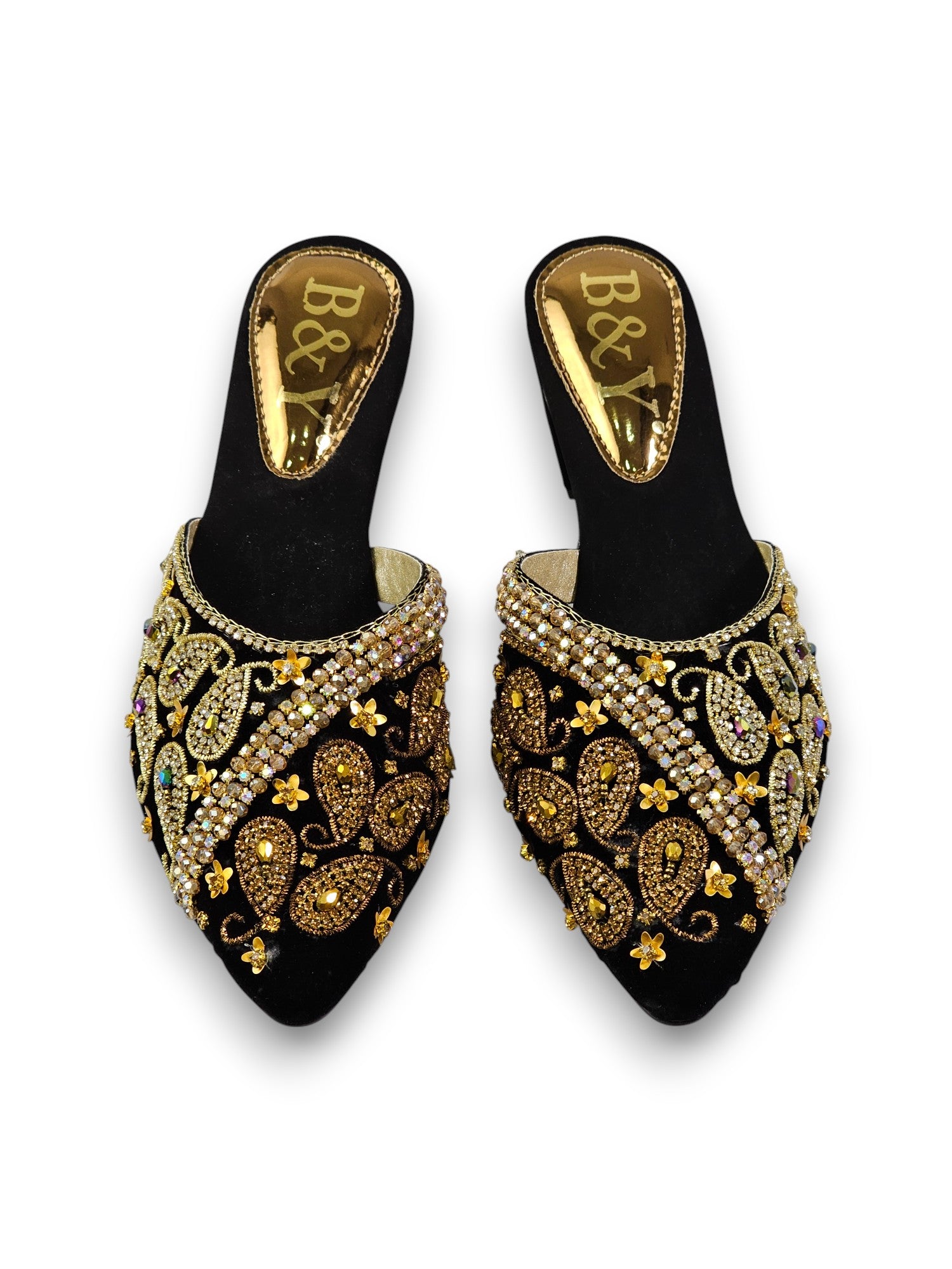 Mule 9506 Preto Salto Médio