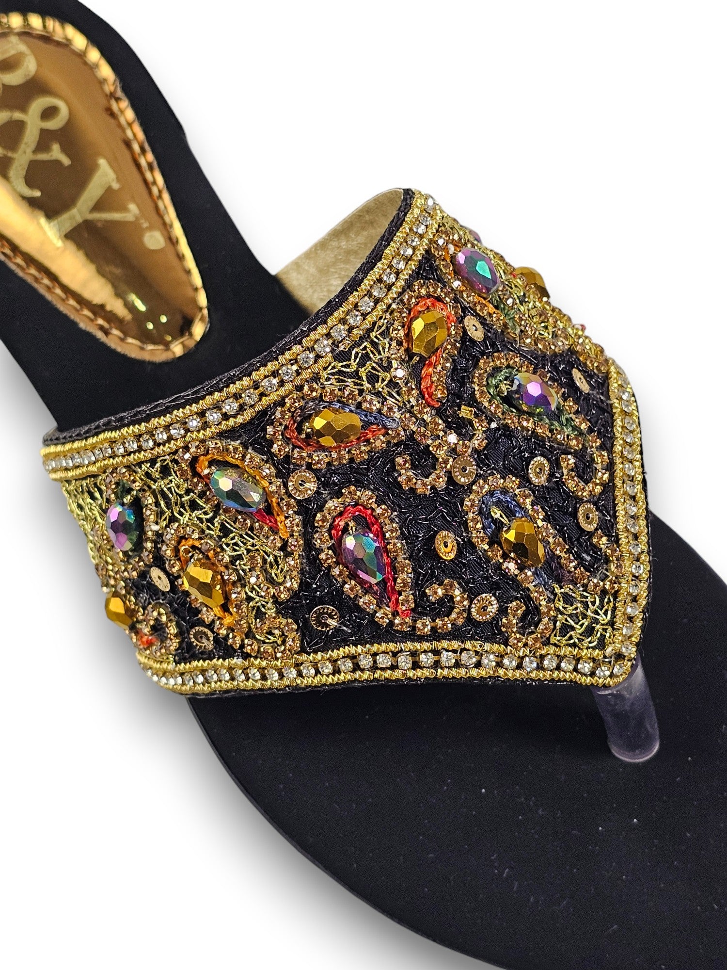 Chinelo 9441 Preto Salto Bloco