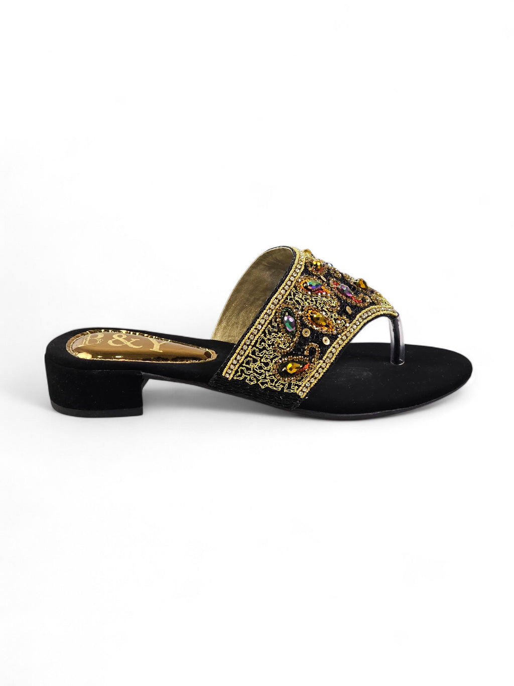 Chinelo 9441 Preto Salto Bloco