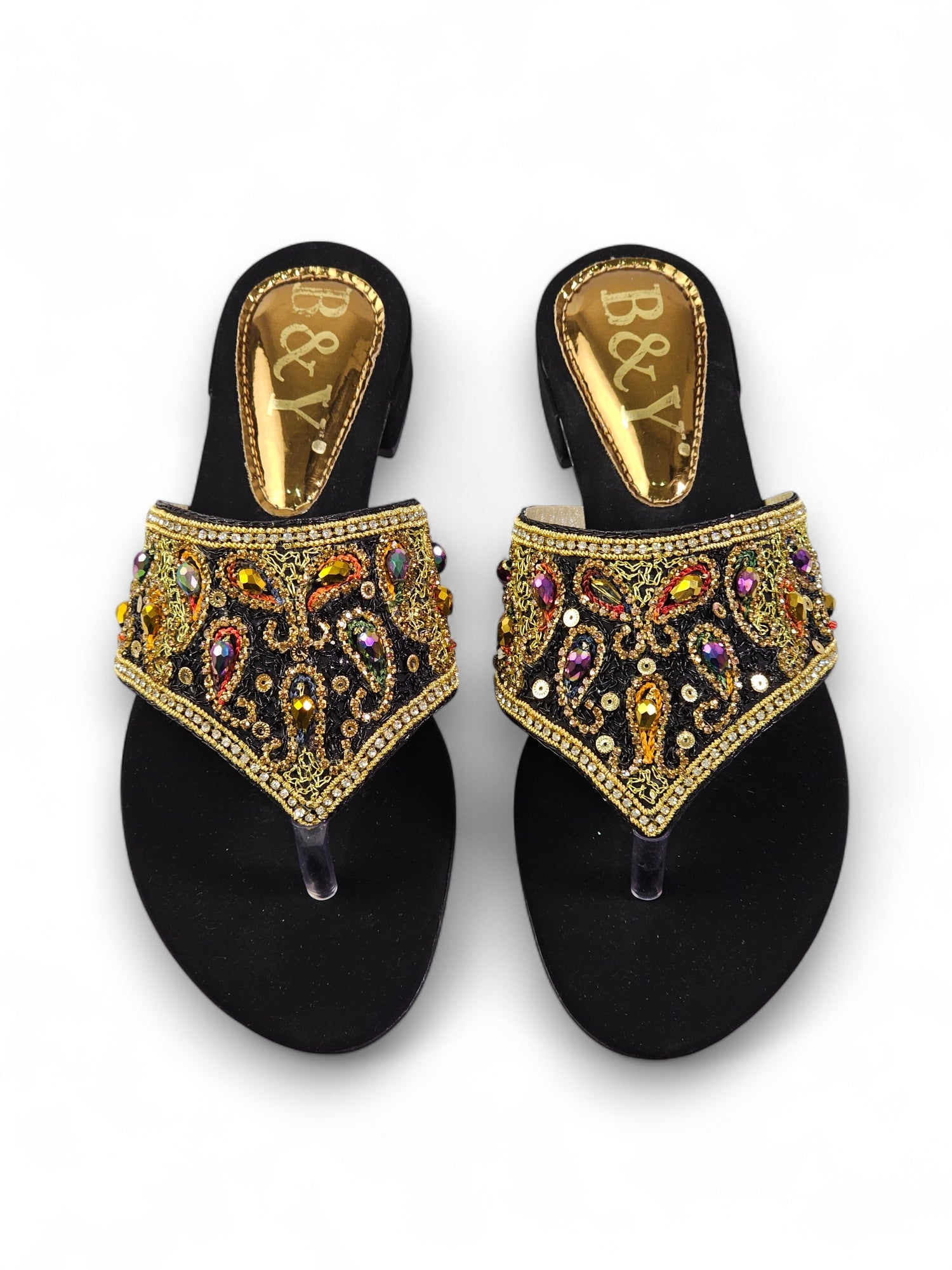 Chinelo 9441 Preto Salto Bloco