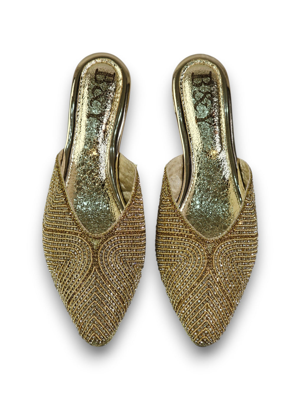 Mule 9797 Dourado Salto Médio