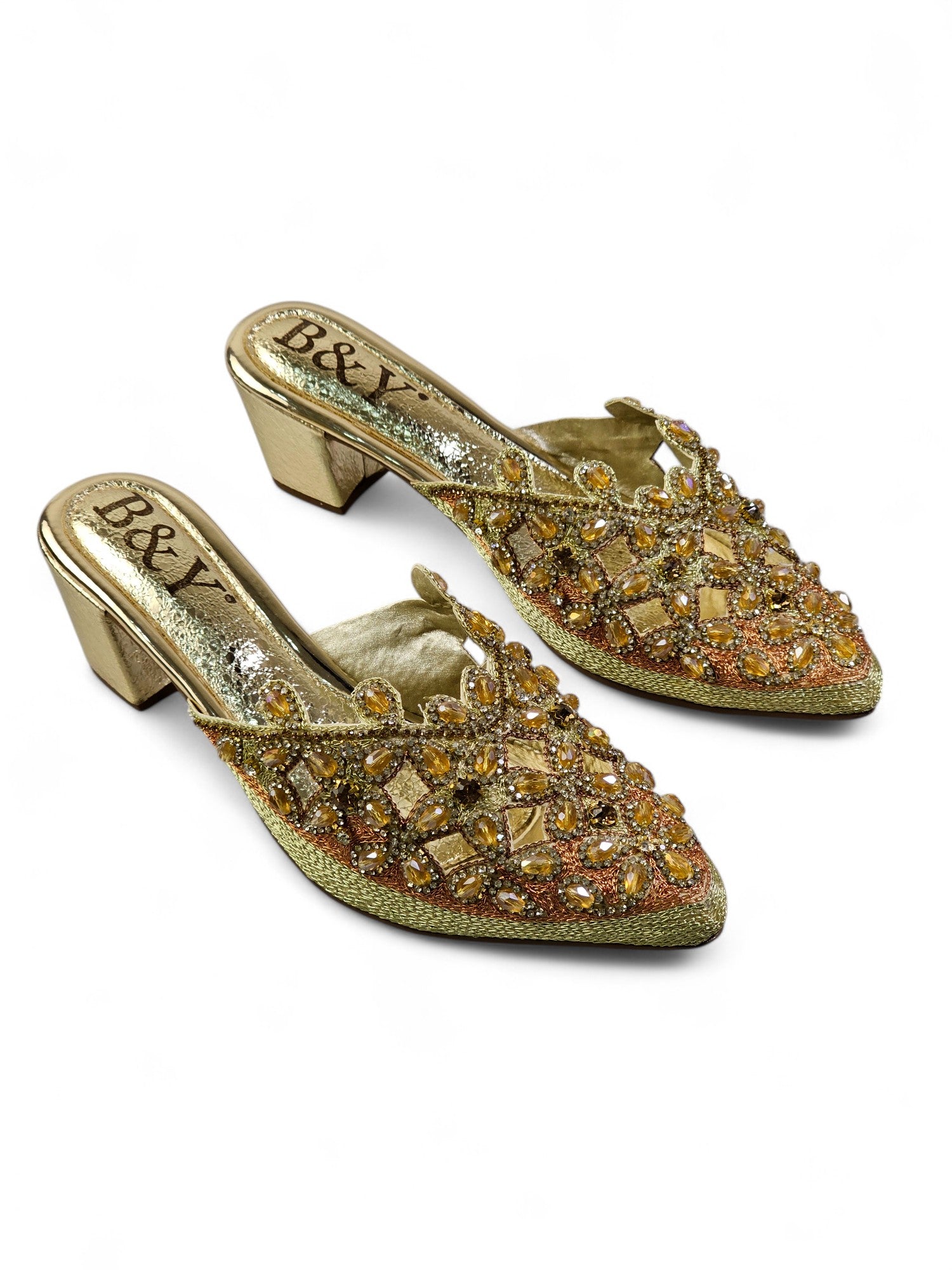 Mule 9183 Dourado Salto Médio