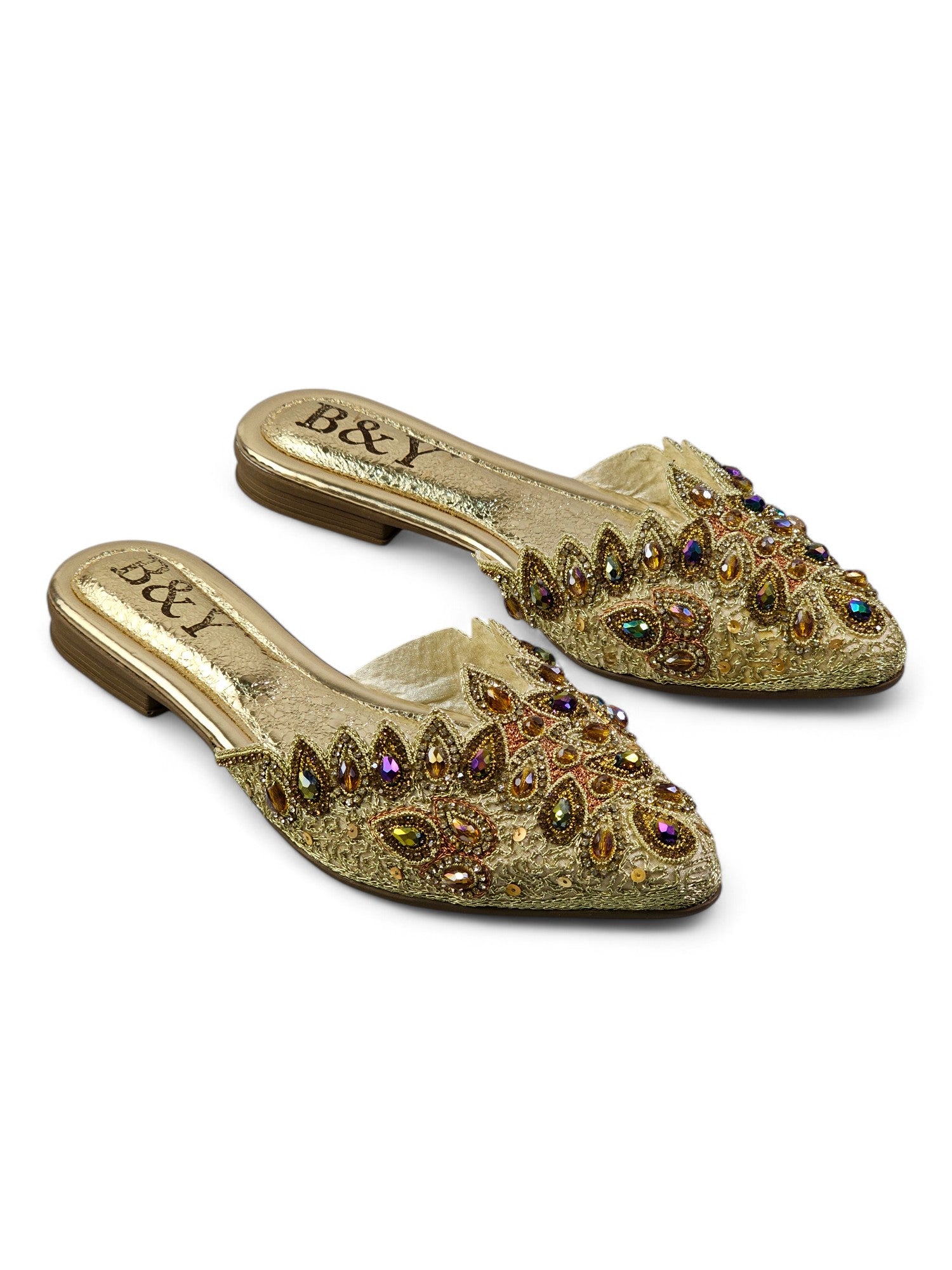 Mule 9419 Dourado Sem Salto