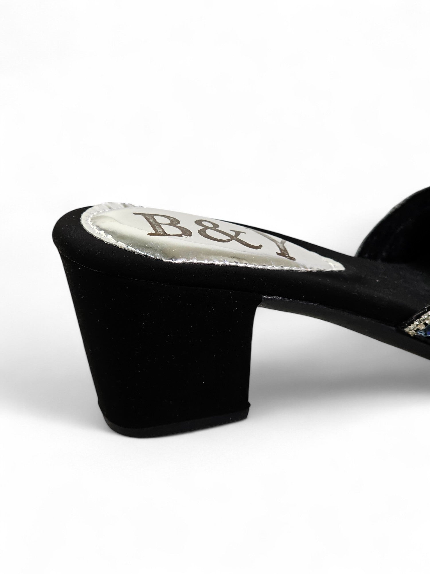 Mule 9437 Preto Azul Salto Médio