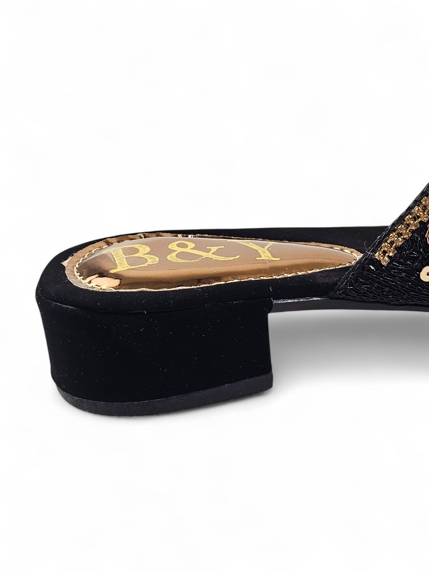 Tamanco 9724 Preto Salto Bloco