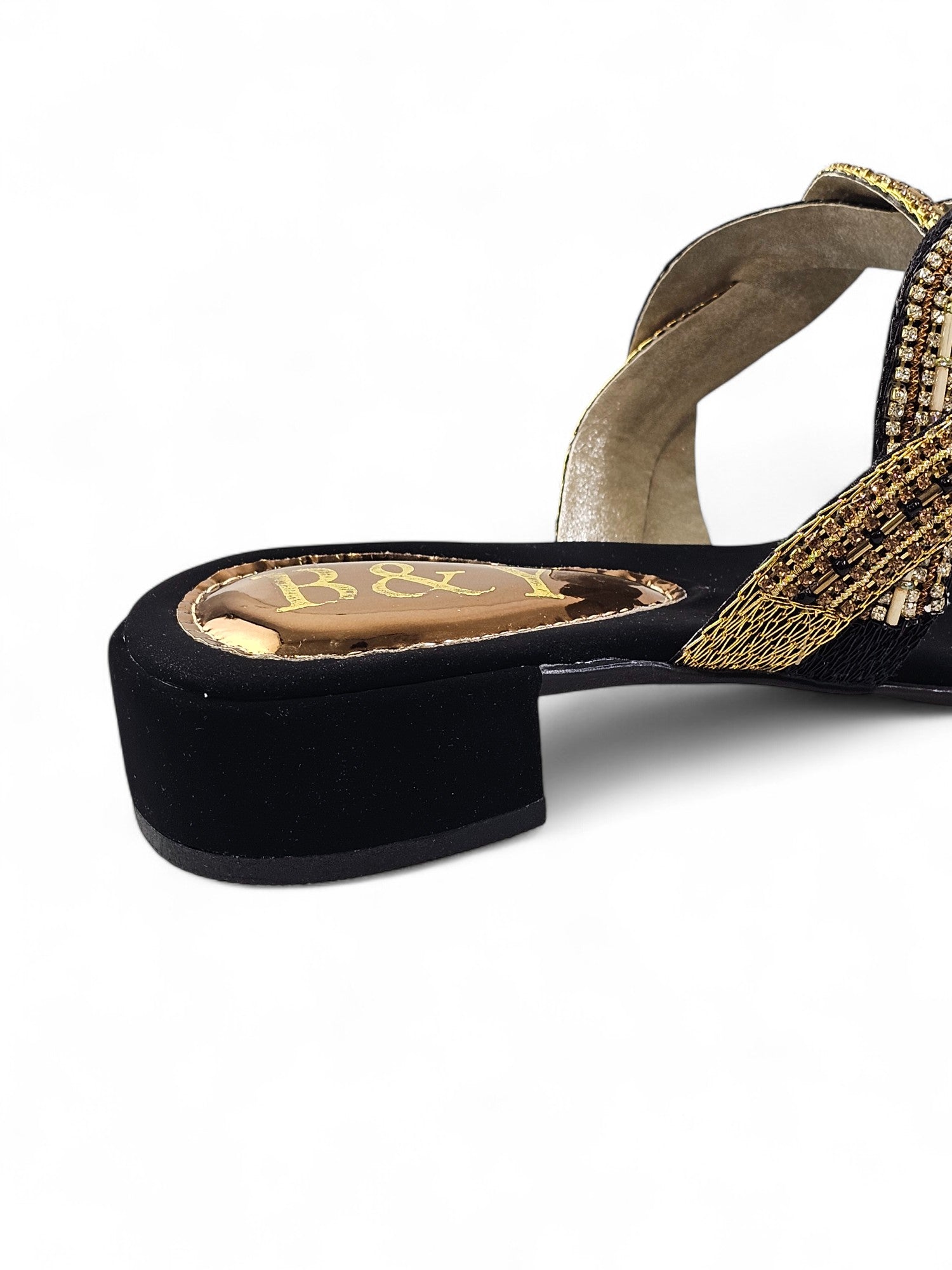 Tamanco 9617 Preto Salto Bloco