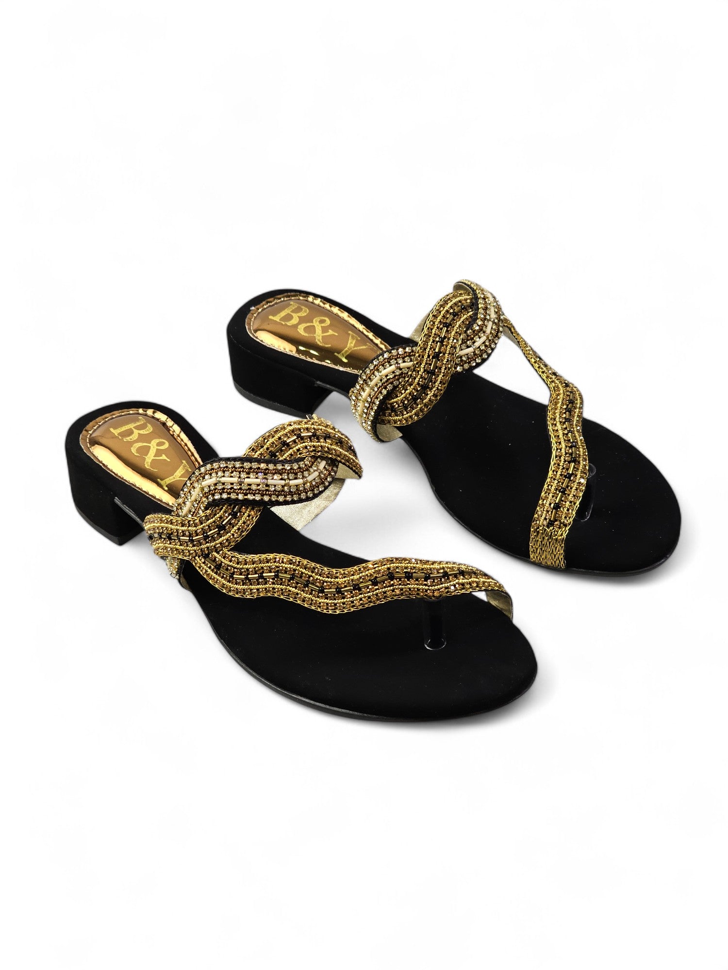 Tamanco 9617 Preto Salto Bloco