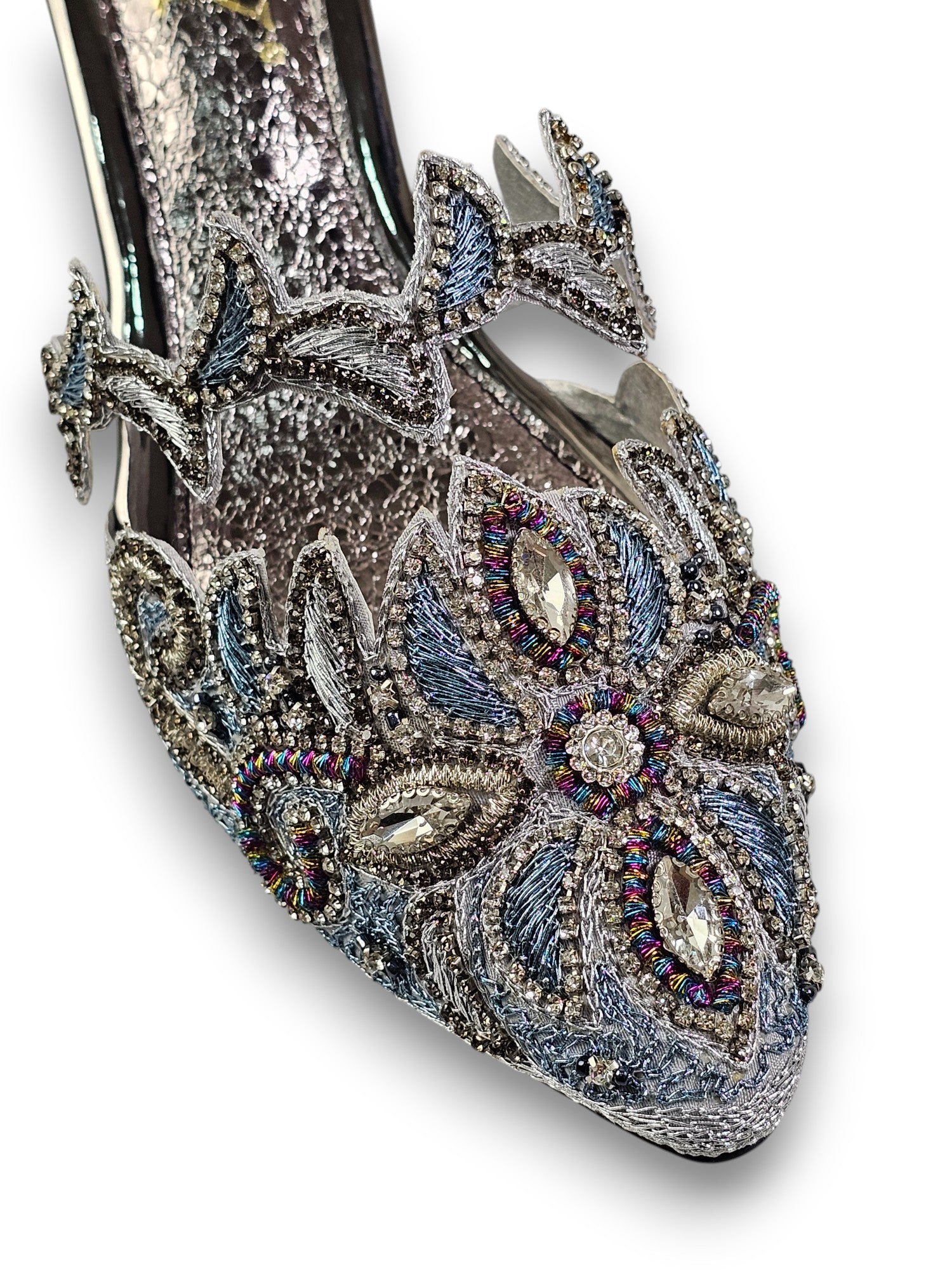 Mule 9776 Prata Salto Médio