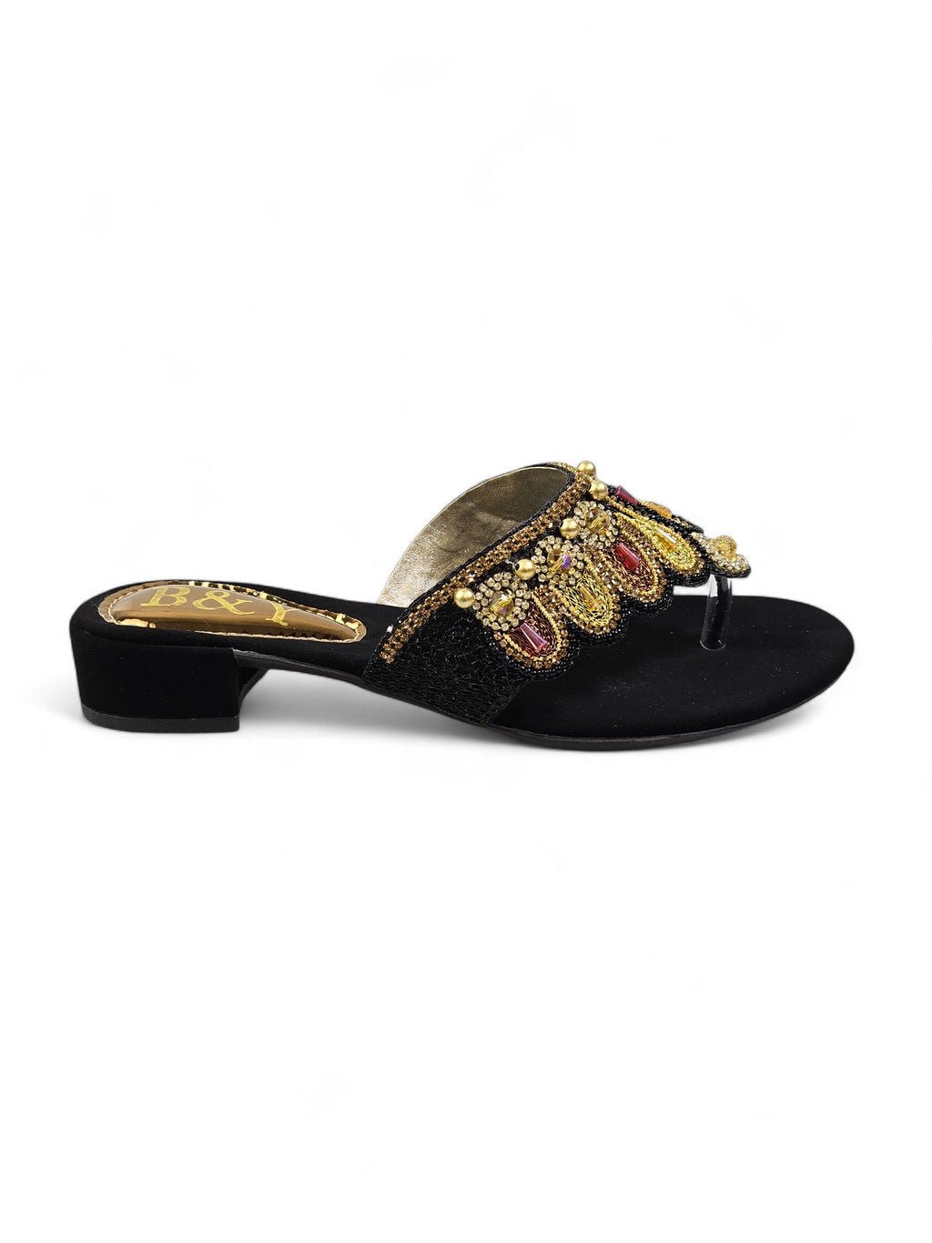 Chinelo 9622 Preto Salto Bloco