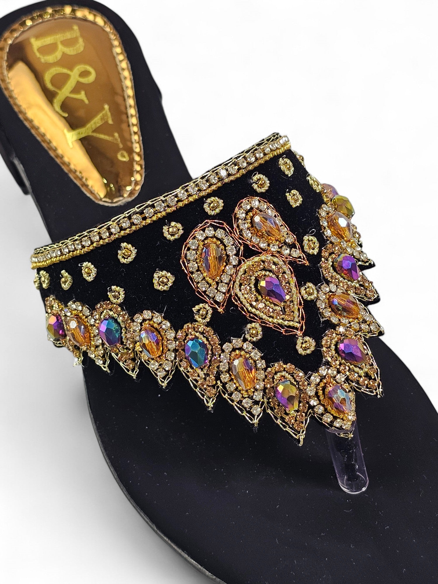 Chinelo 9763 Preto Salto Bloco