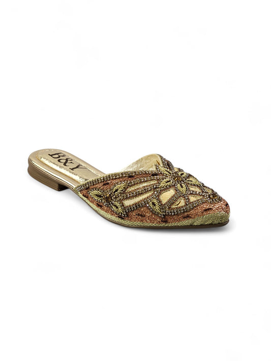 Mule 9203 Dourado Sem Salto