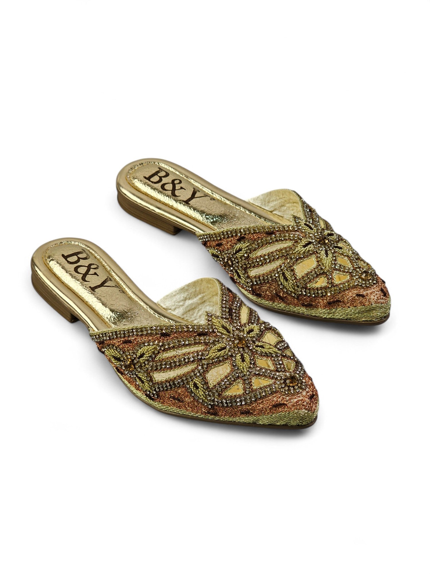 Mule 9203 Dourado Sem Salto