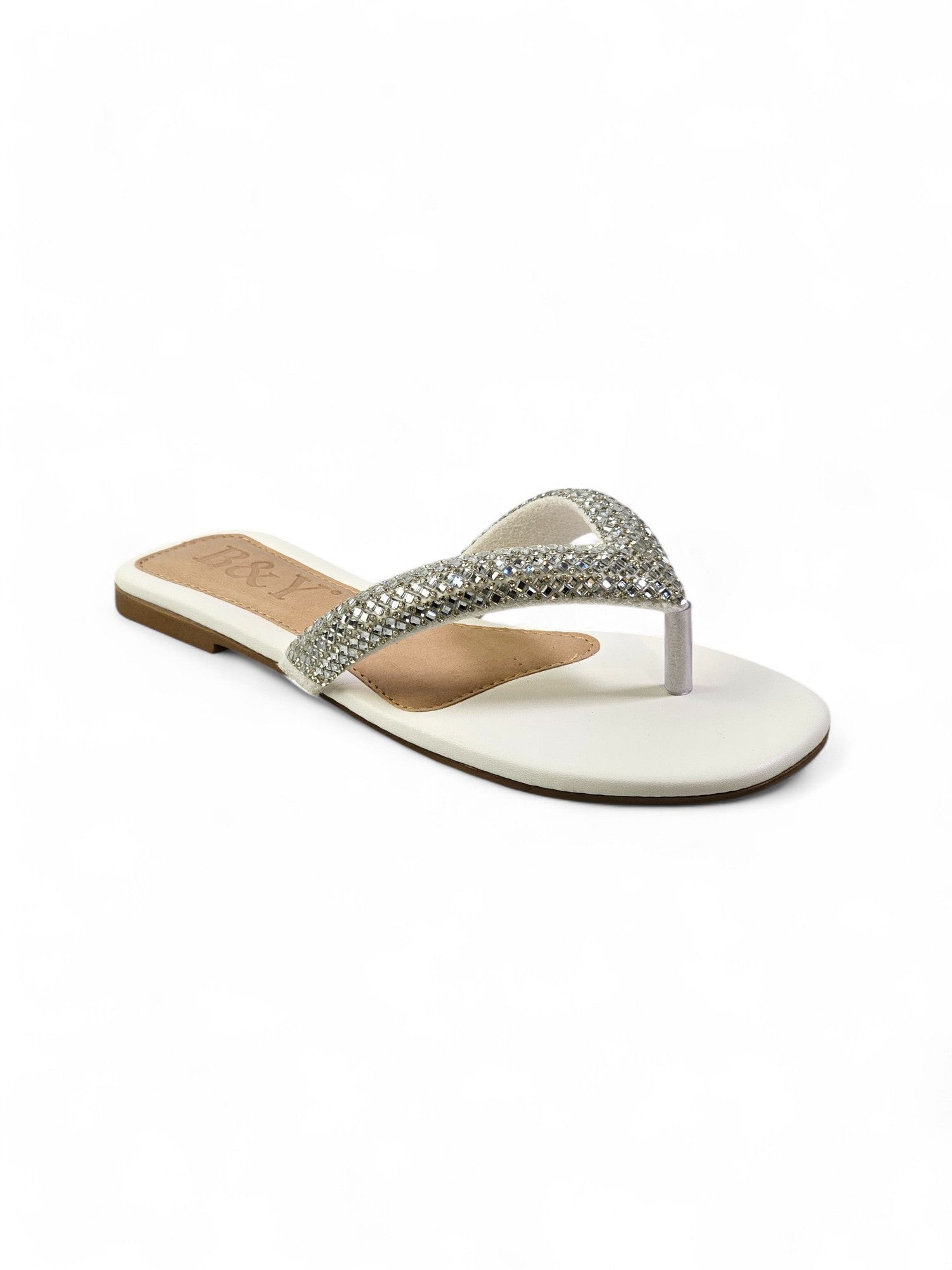 Chinelo 1222 Branco Sem Salto