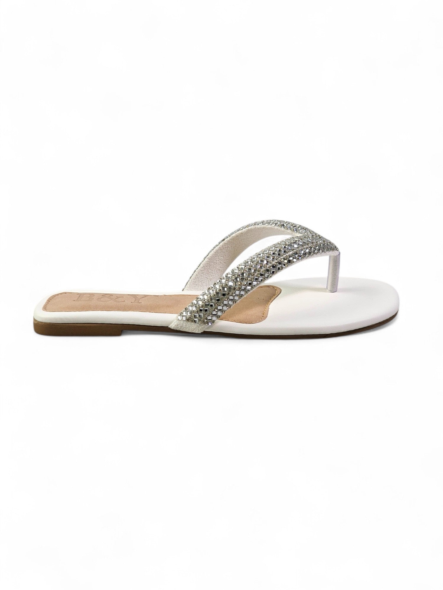 Chinelo 1222 Branco Sem Salto
