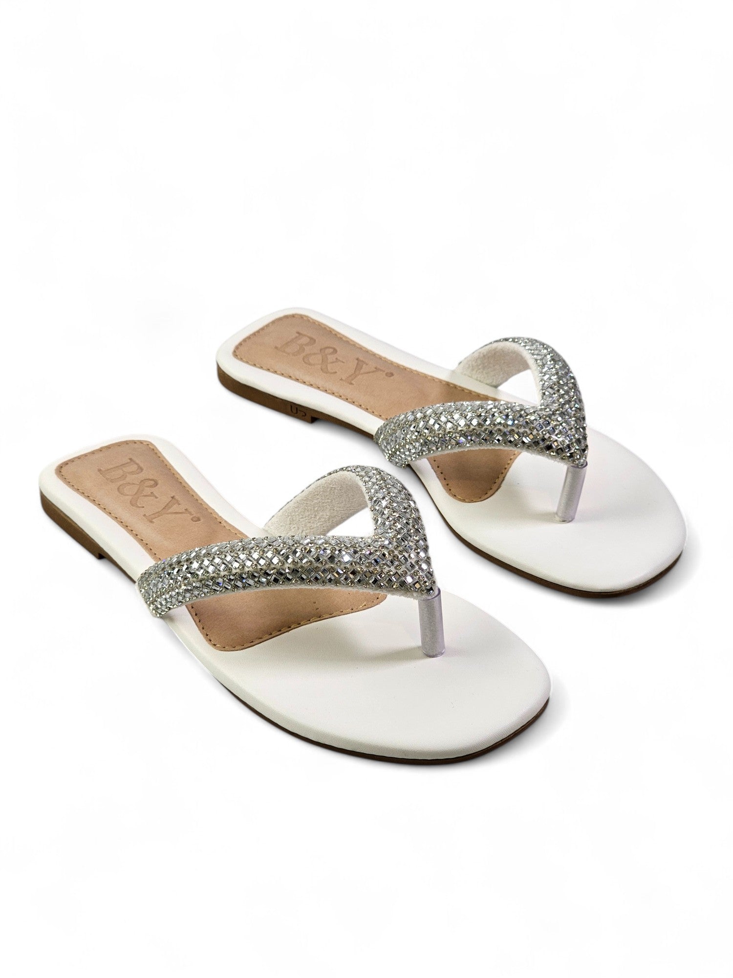 Chinelo 1222 Branco Sem Salto