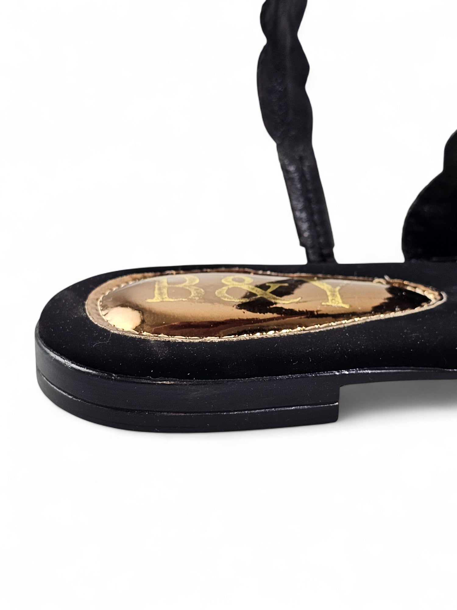 Sandália 9551 Preto Sem Salto