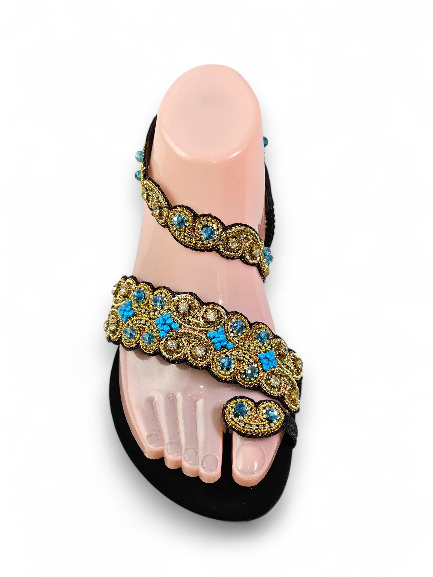 Sandália 9551 Preto Sem Salto