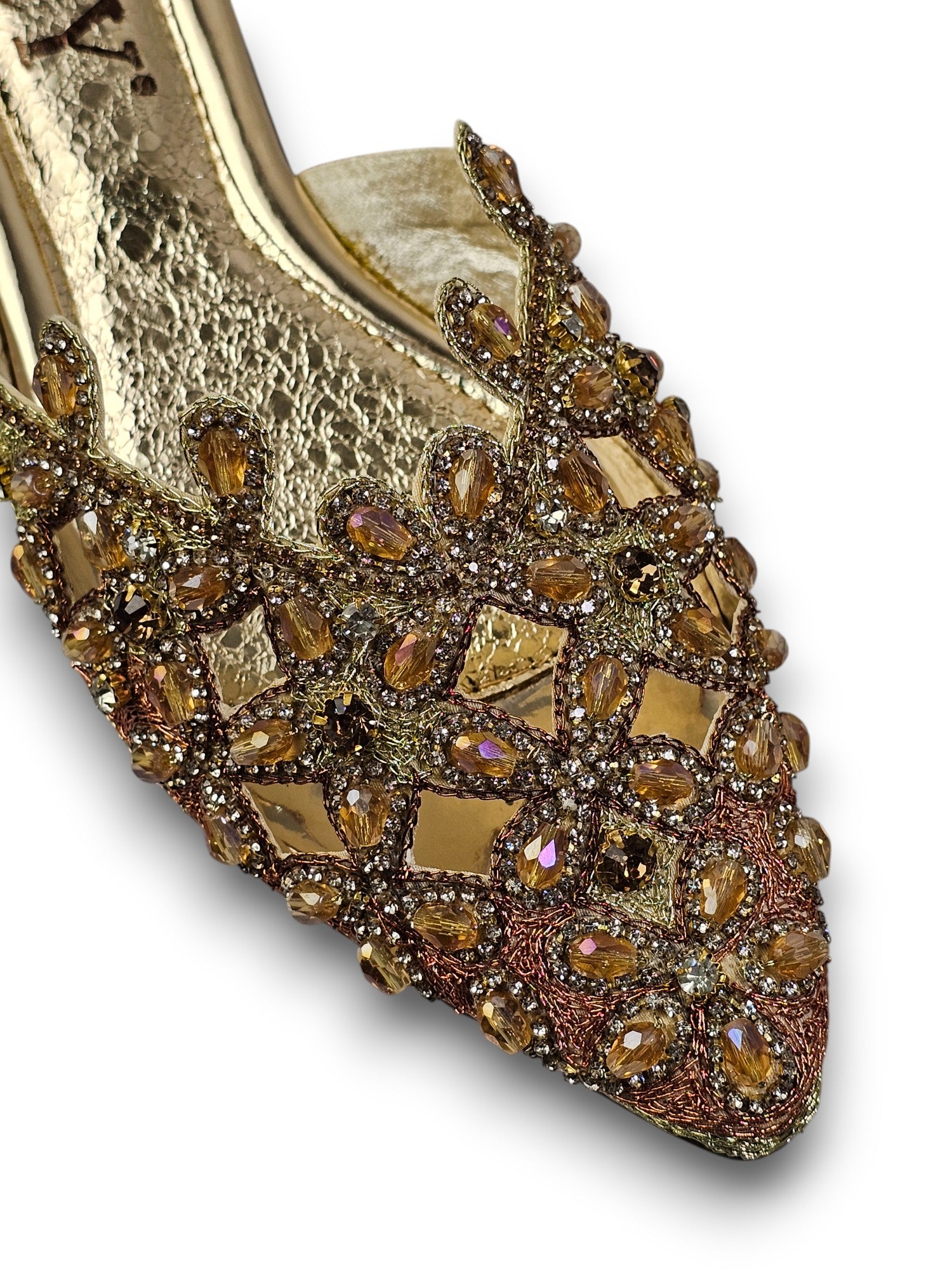 Mule 9183 Dourado Sem Salto