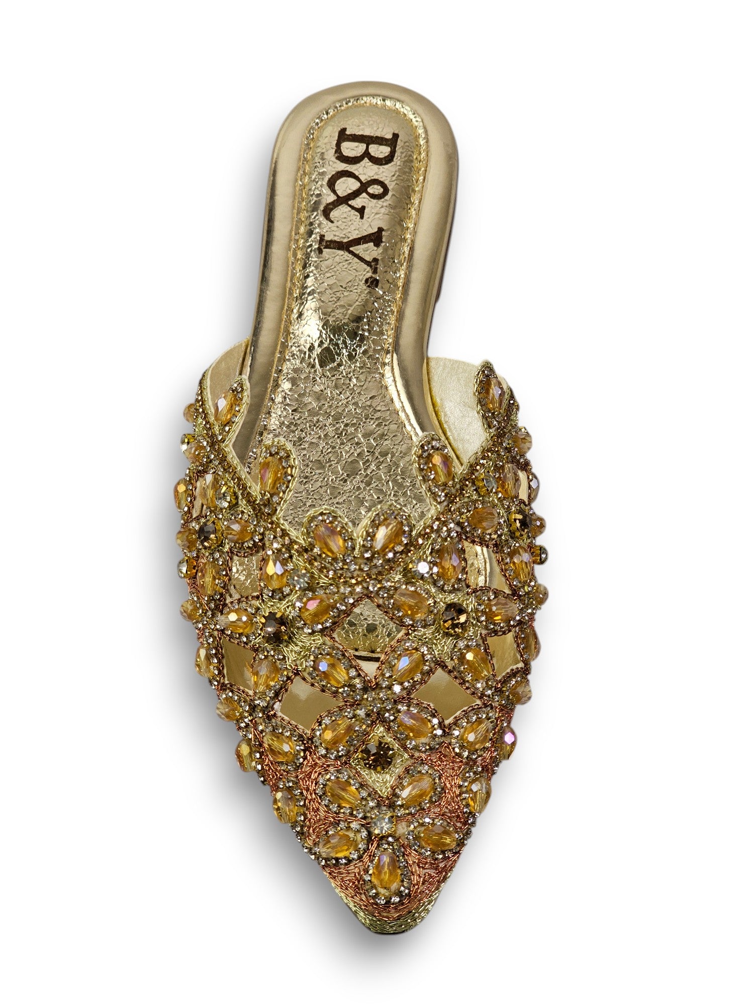 Mule 9183 Dourado Sem Salto