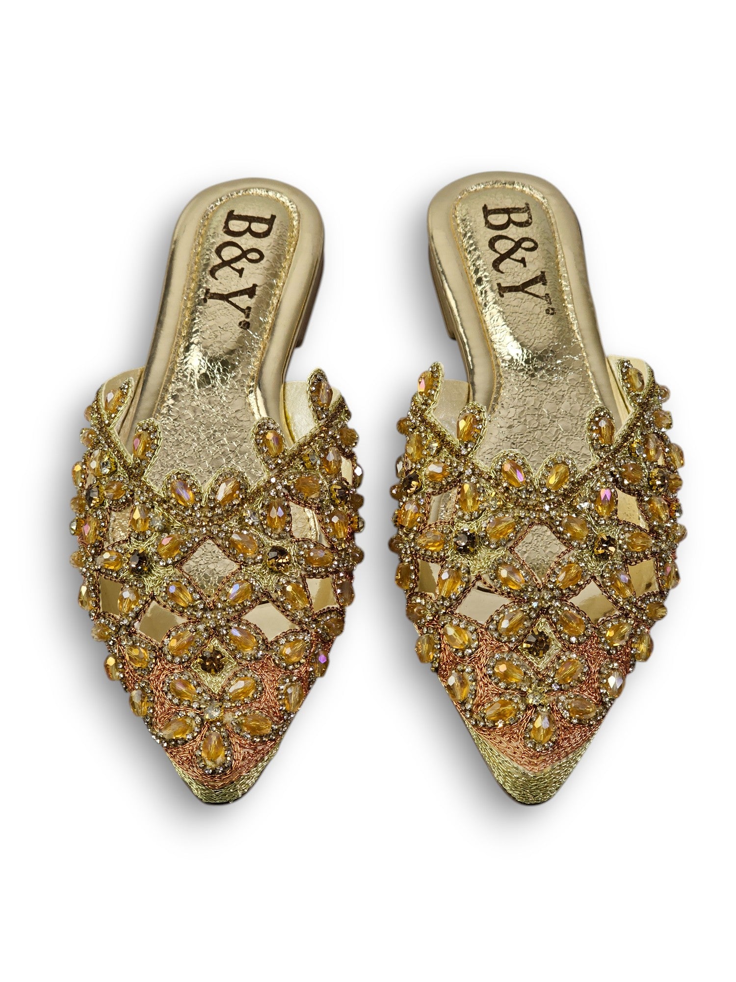 Mule 9183 Dourado Sem Salto