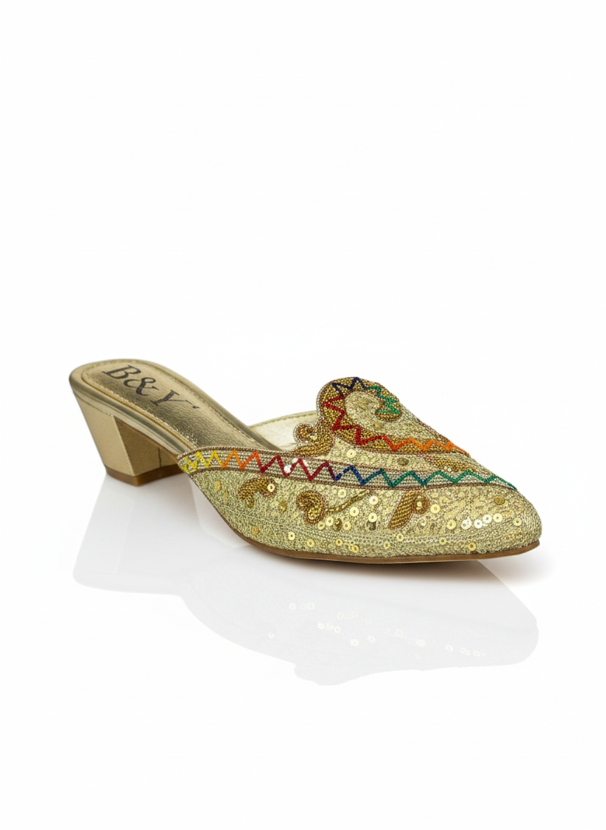 Mule 9522 Dourado Salto Médio