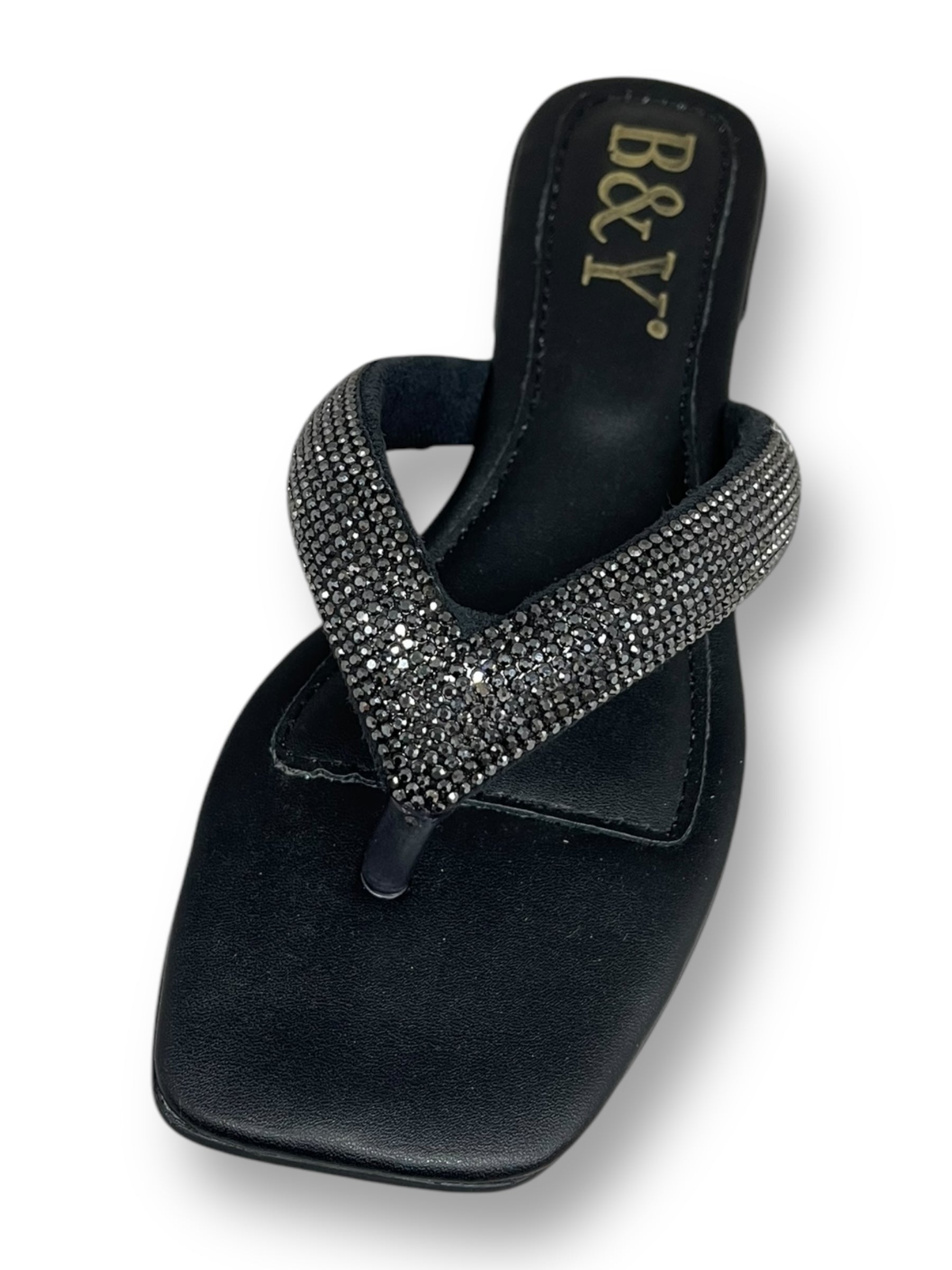 Chinelo 1222 Preto Salto Baixo