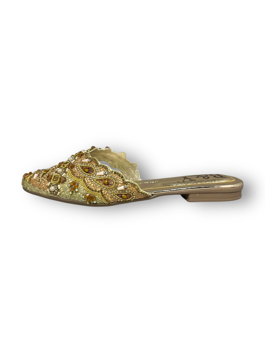 Mule 9497 Dourado Sem Salto