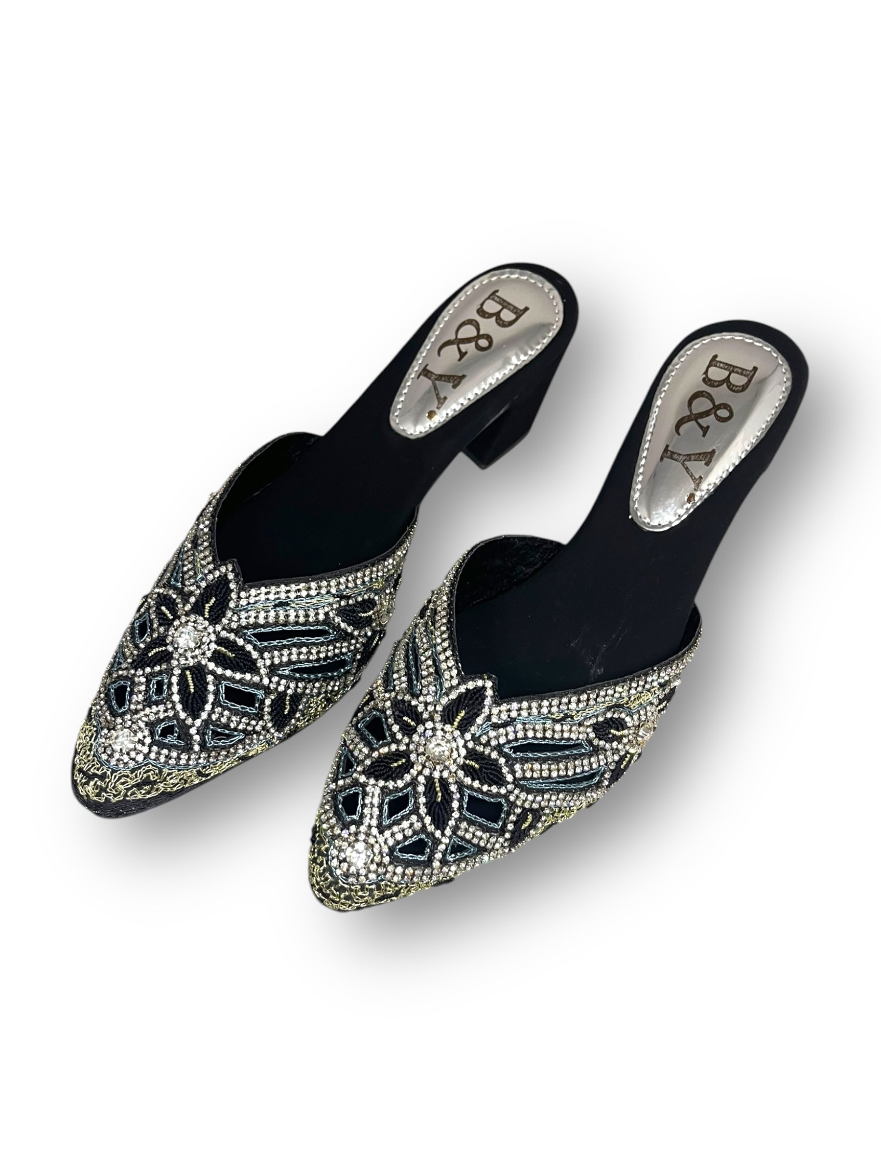 Mule 9203 Preto Salto Médio