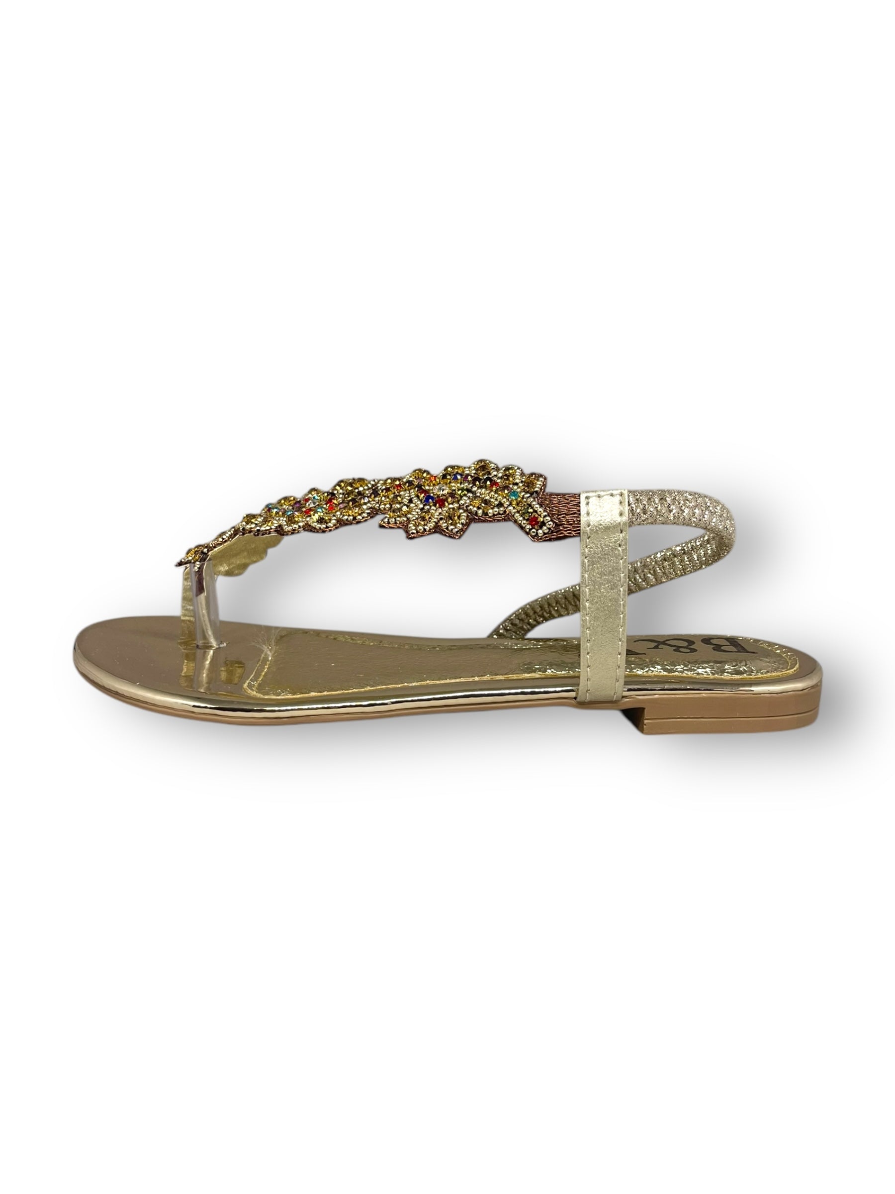 Sandália 8018 Cafe Colorido Sem Salto