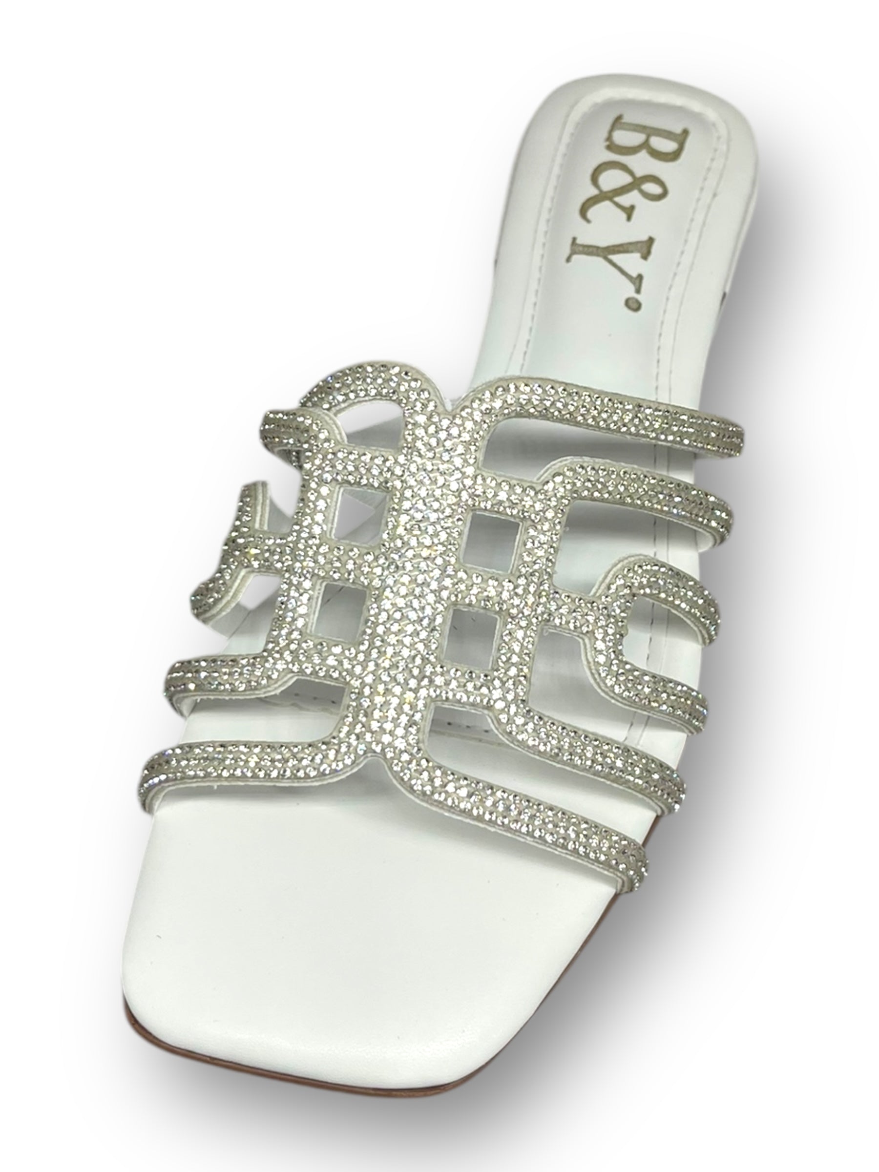 Tamanco 1233 Branco Salto Baixo