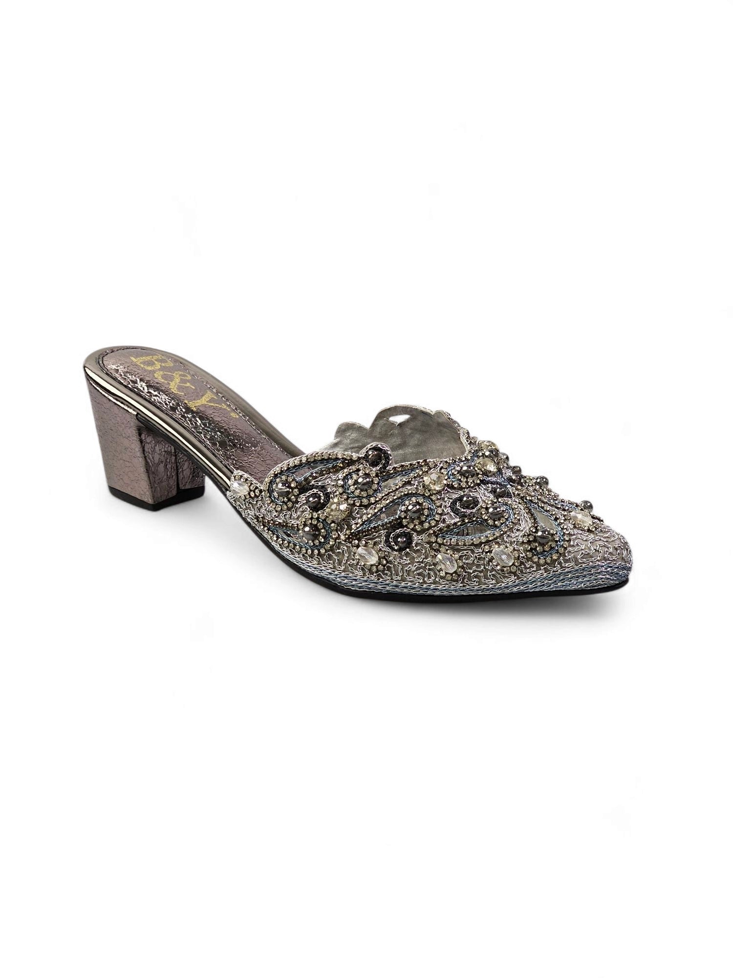 Mule 9697 Prata Salto Médio