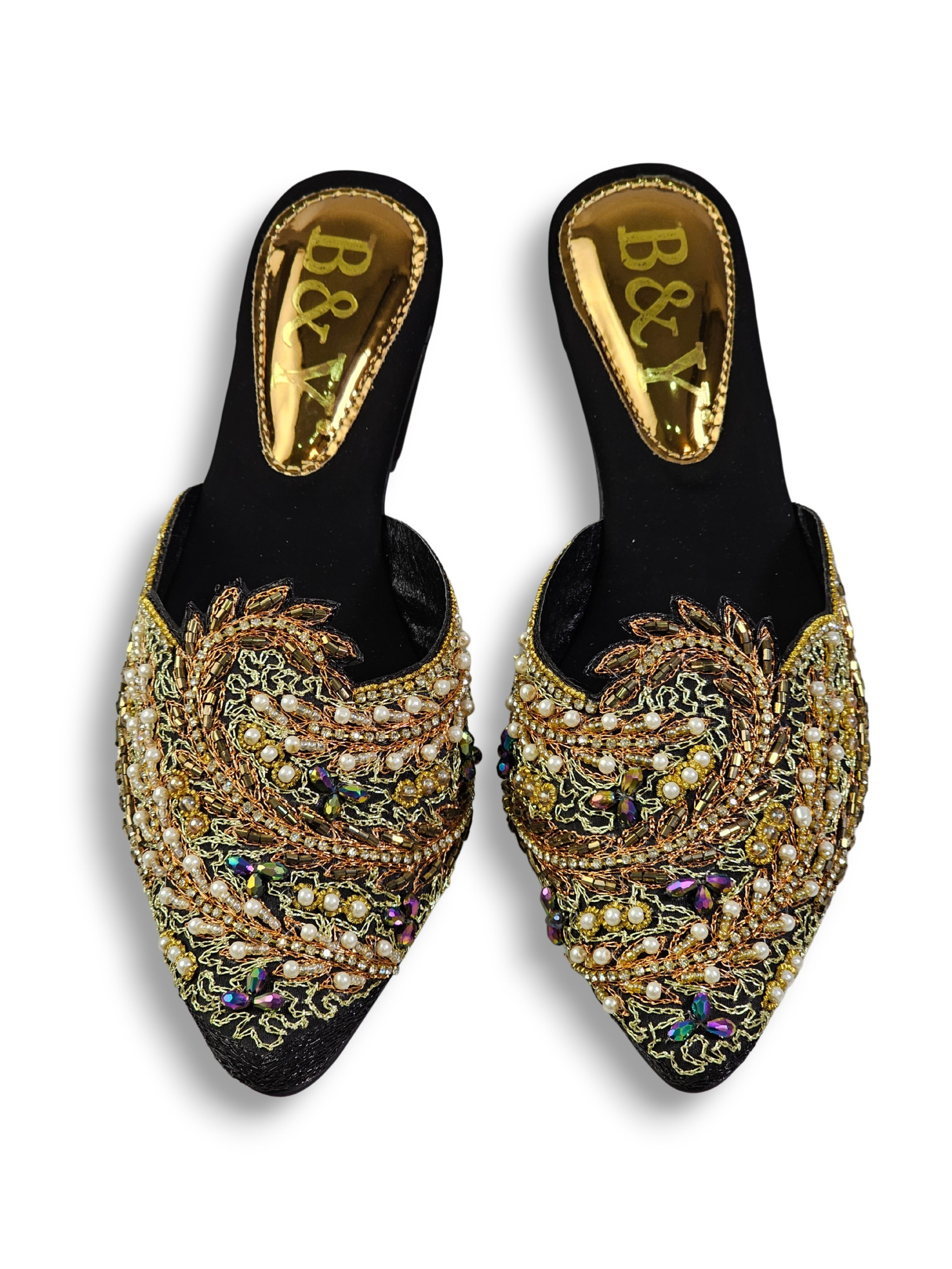 Mule 9437 Preto Salto Médio