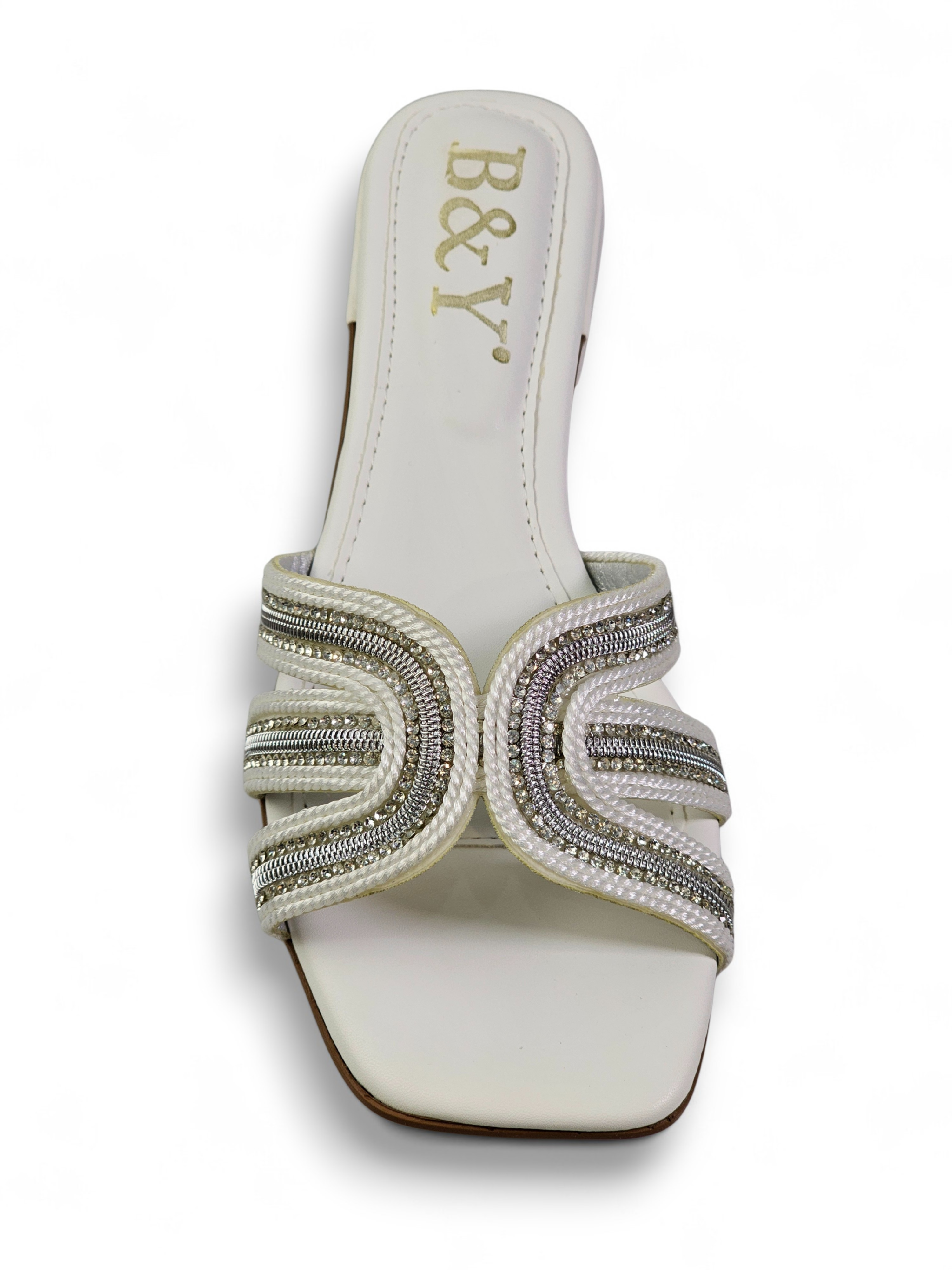 Tamanco 1239 Branco Salto Baixo