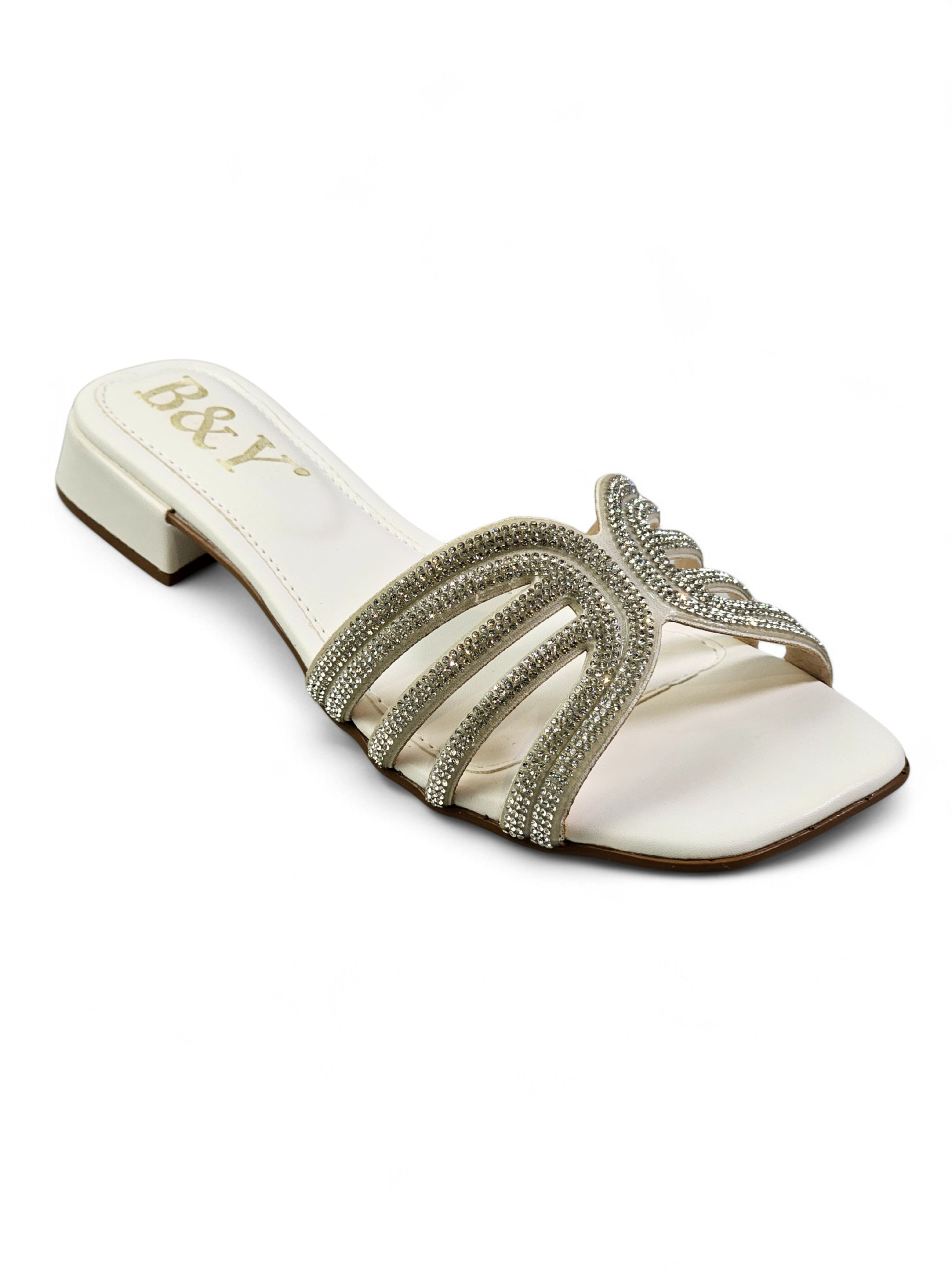 Tamanco 1230 Branco Salto Baixo