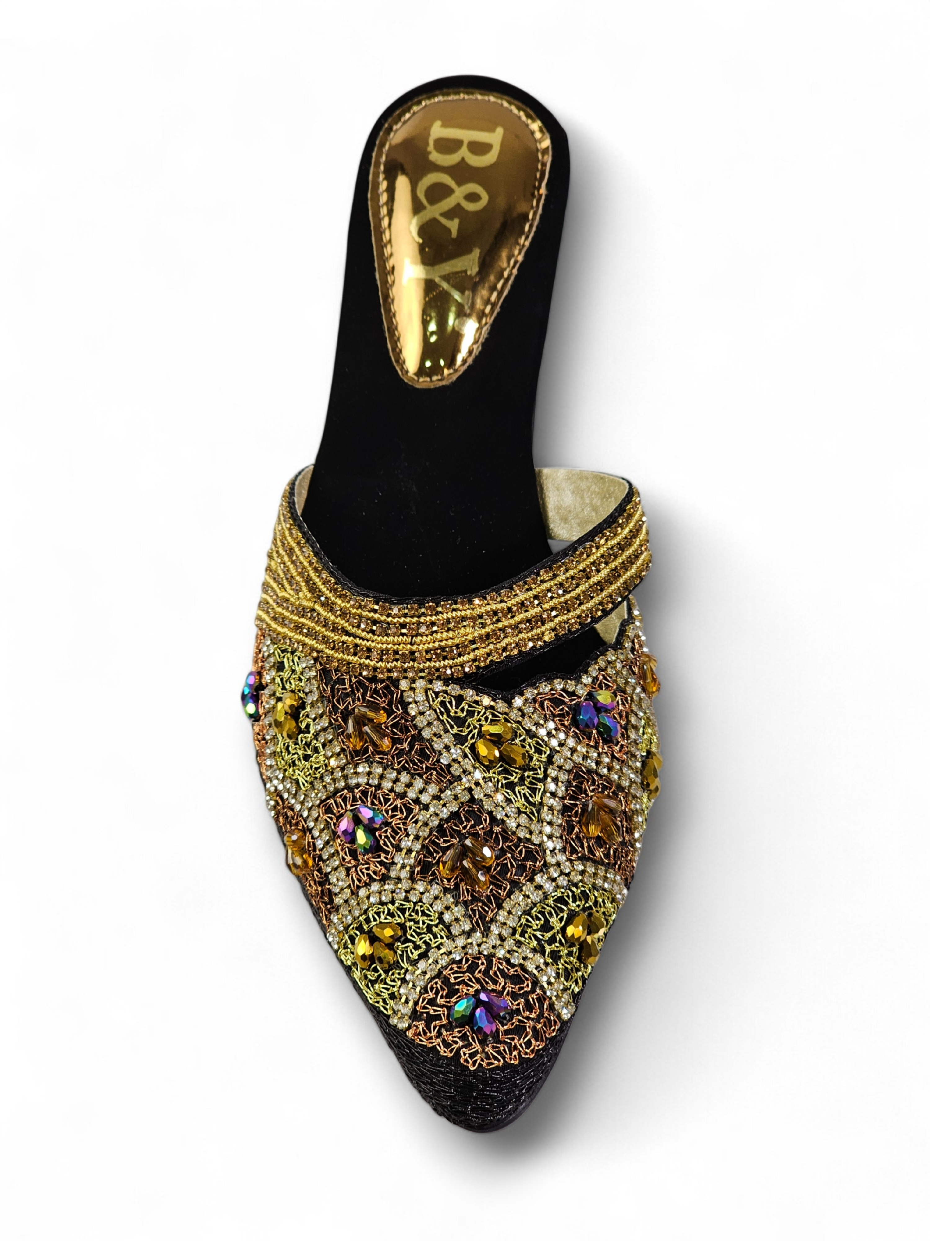 Mule 9505 Preto Salto Médio