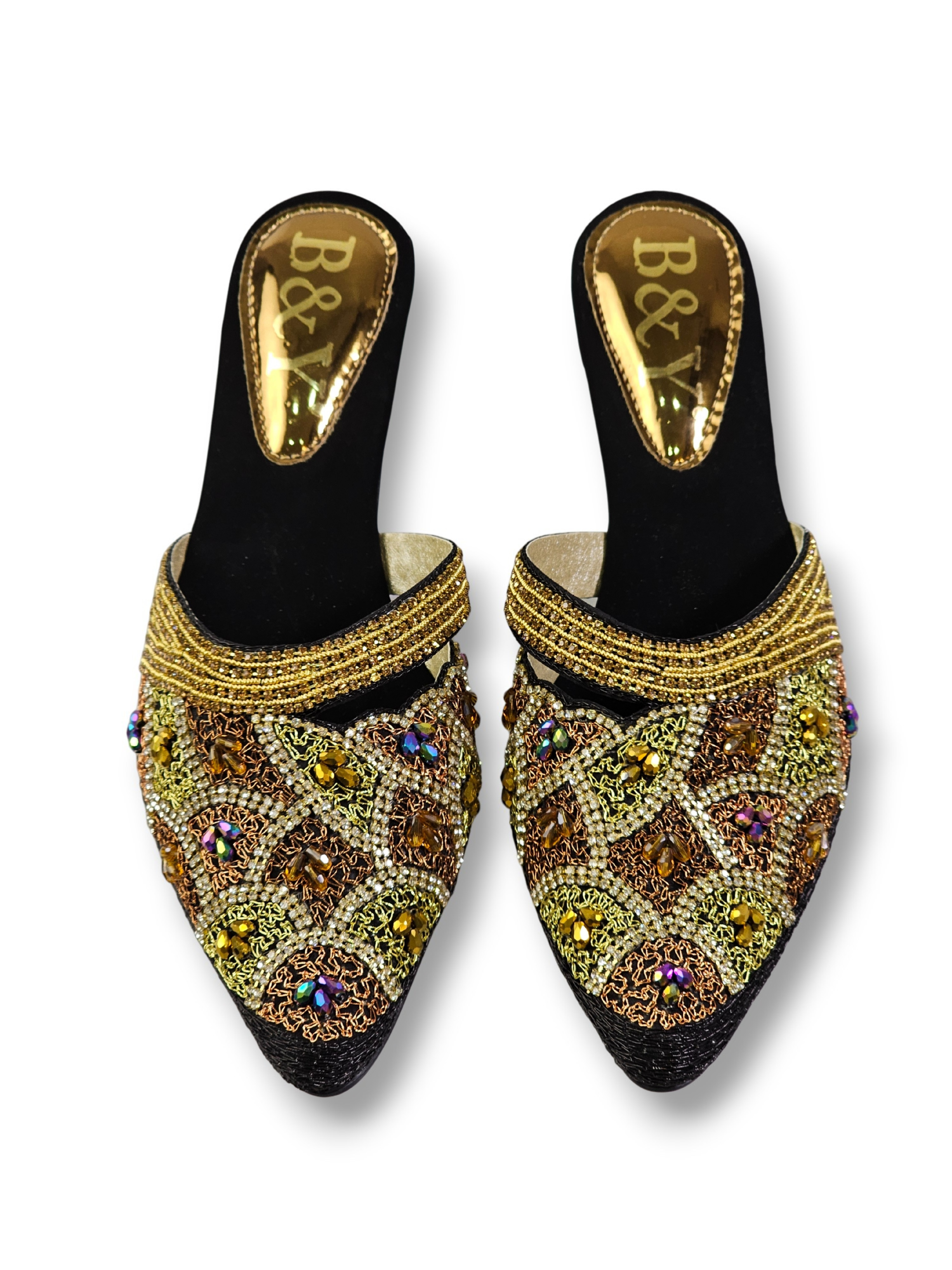 Mule 9505 Preto Salto Médio