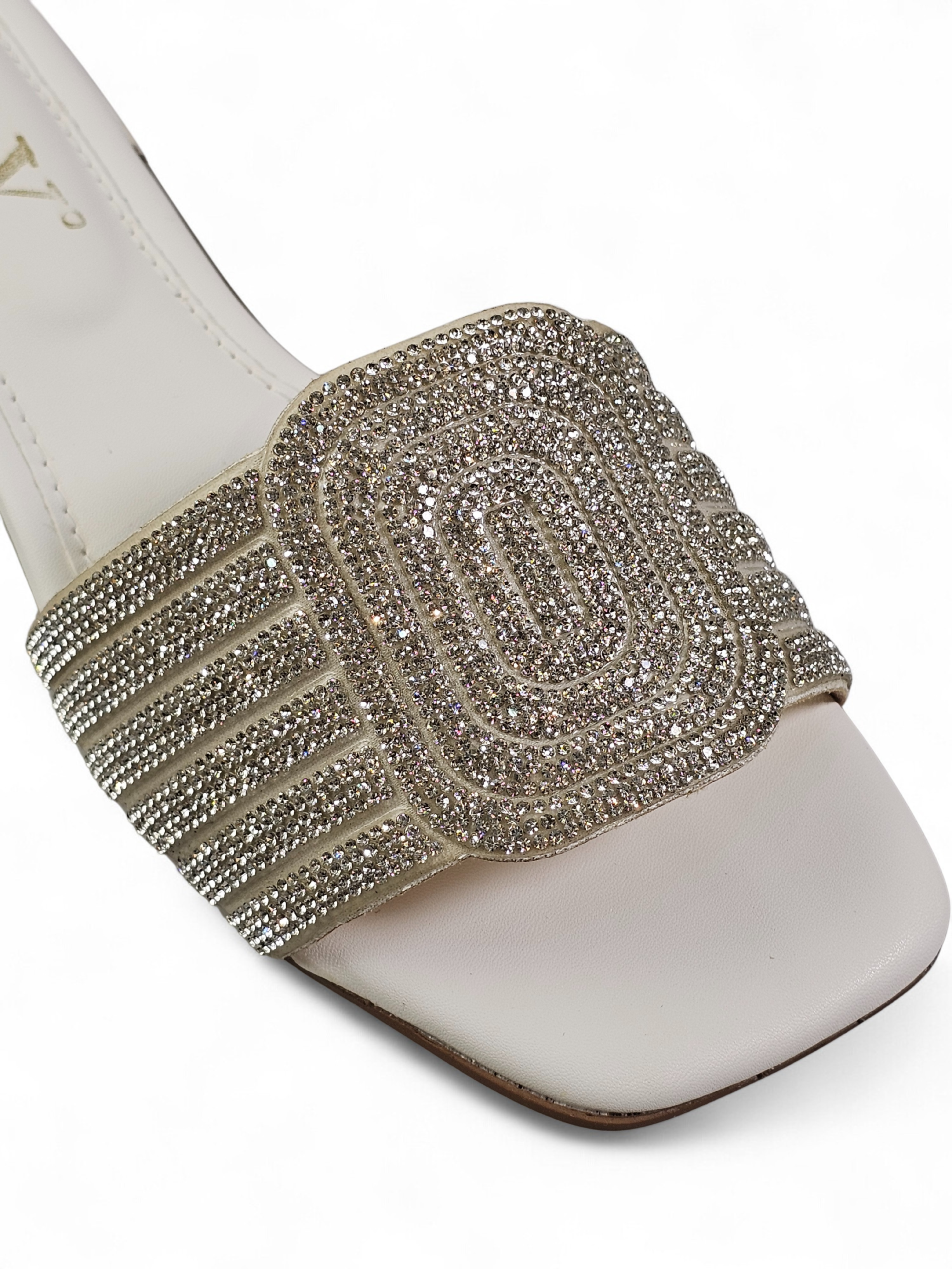 Tamanco 1231 Branco Salto Baixo